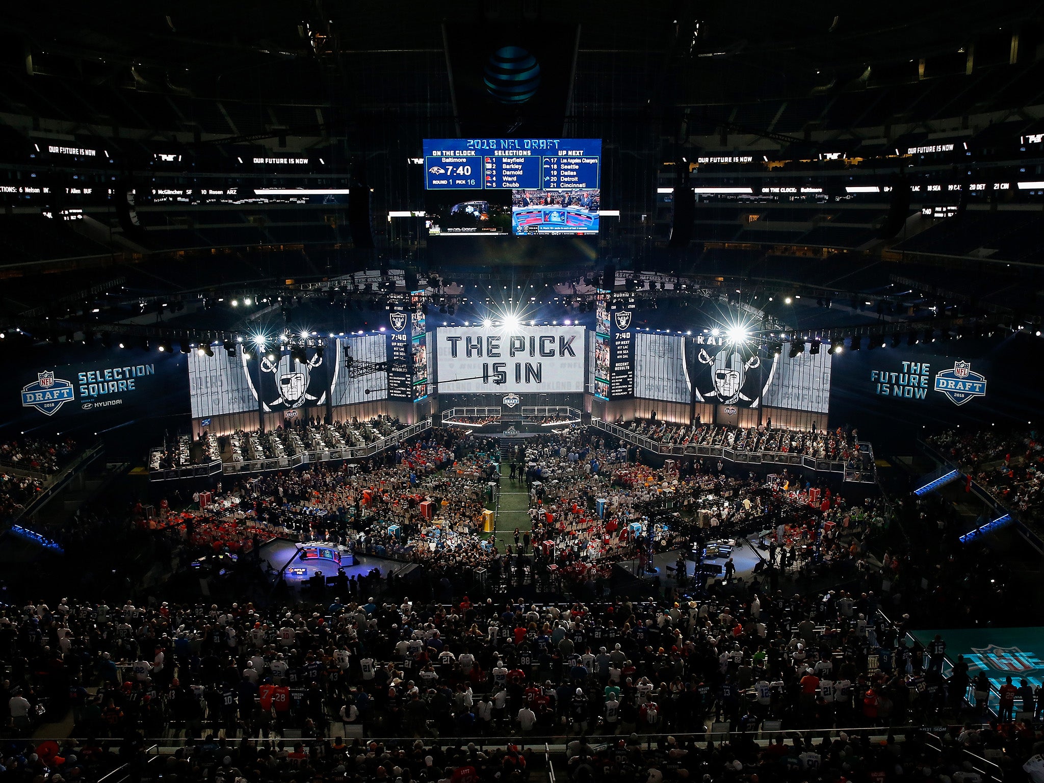 The 2018 NFL Draft brought in a record number of viewers