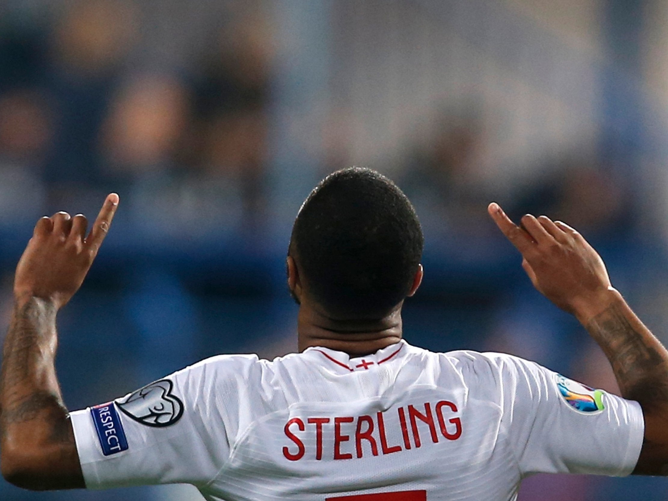 Sterling scored in the 5-1 win