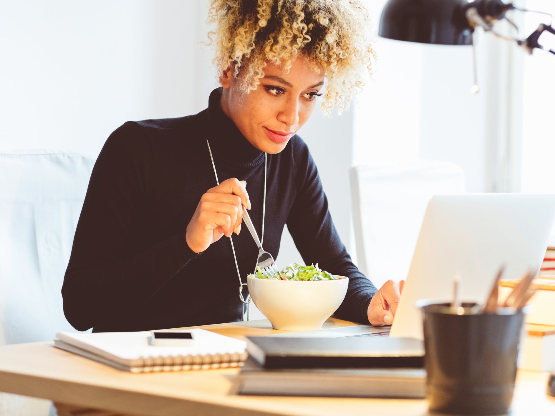 Just 24 per cent of office workers take their lunch