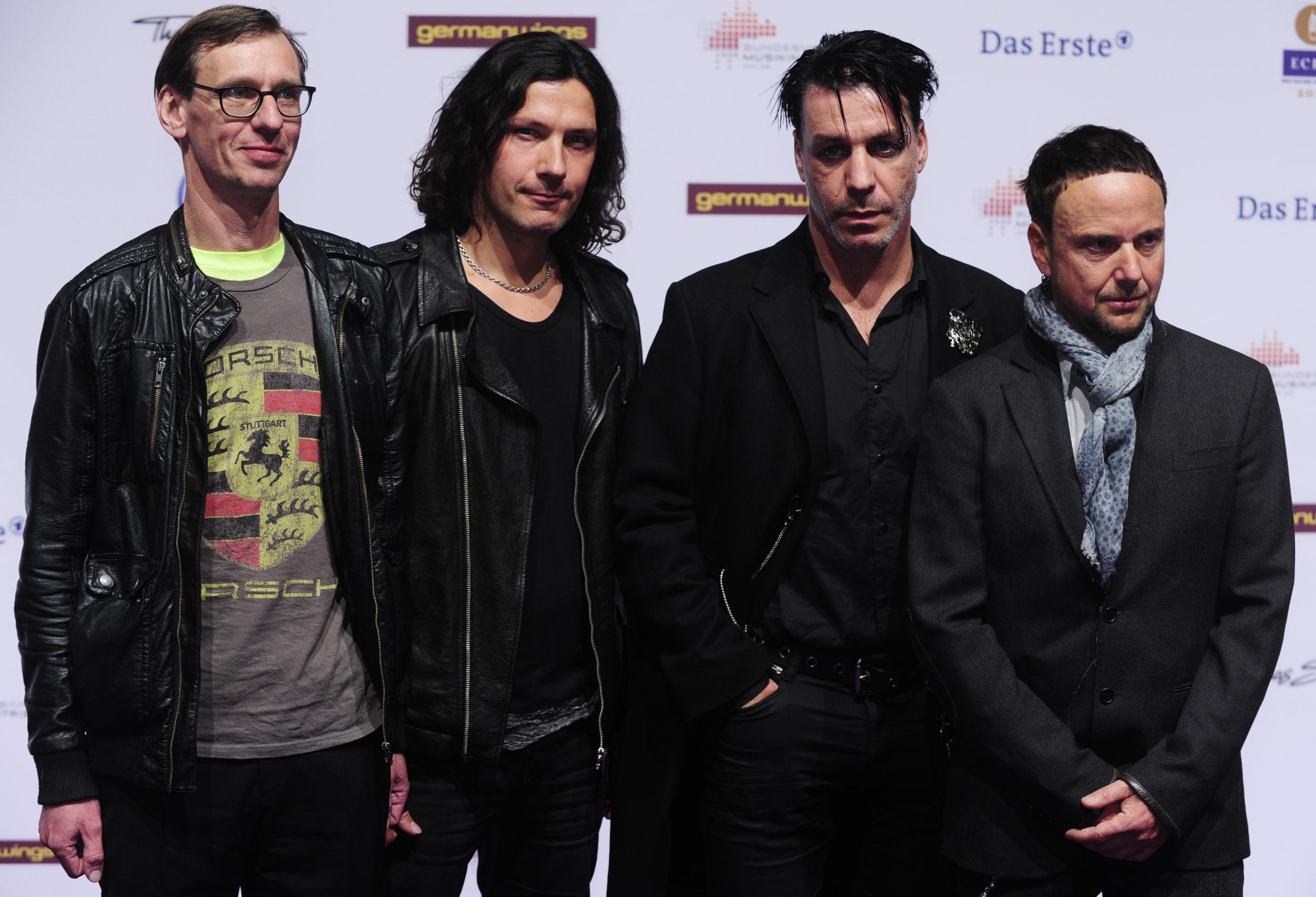 German metal band Rammstein