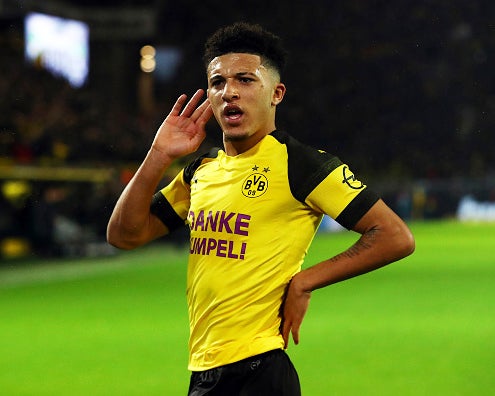 Zaha has been linked with Dortmund, who are understood to be ready to cash in on Jadon Sancho