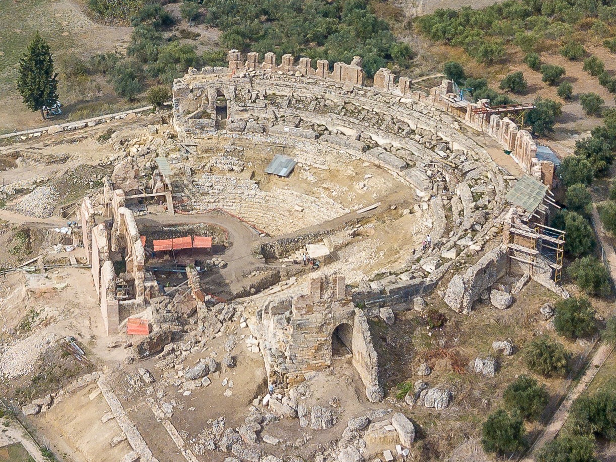 The Nicopolis city theatre