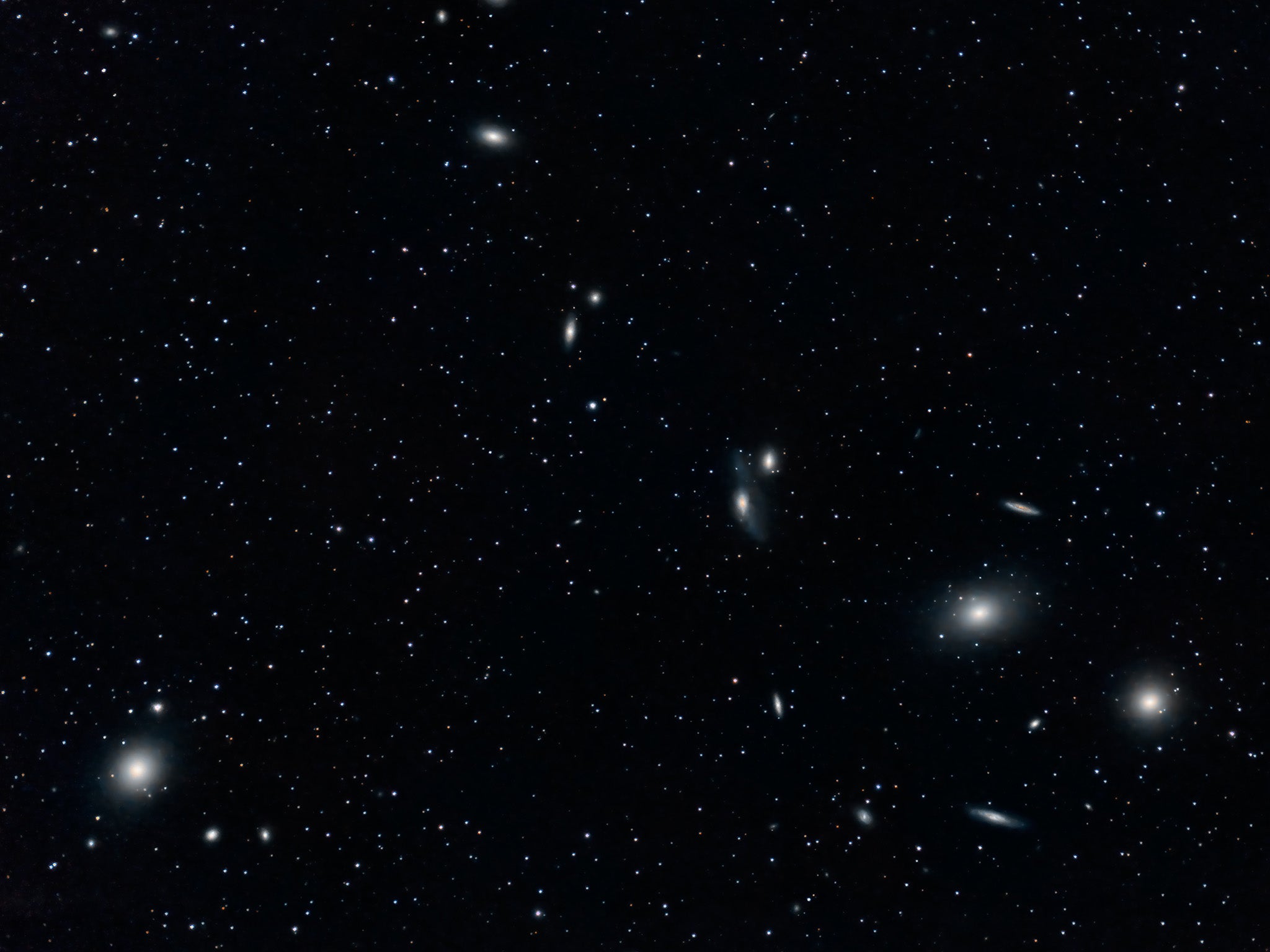 The Virgo Cluster is made up of an estimated 2,000 star-cities