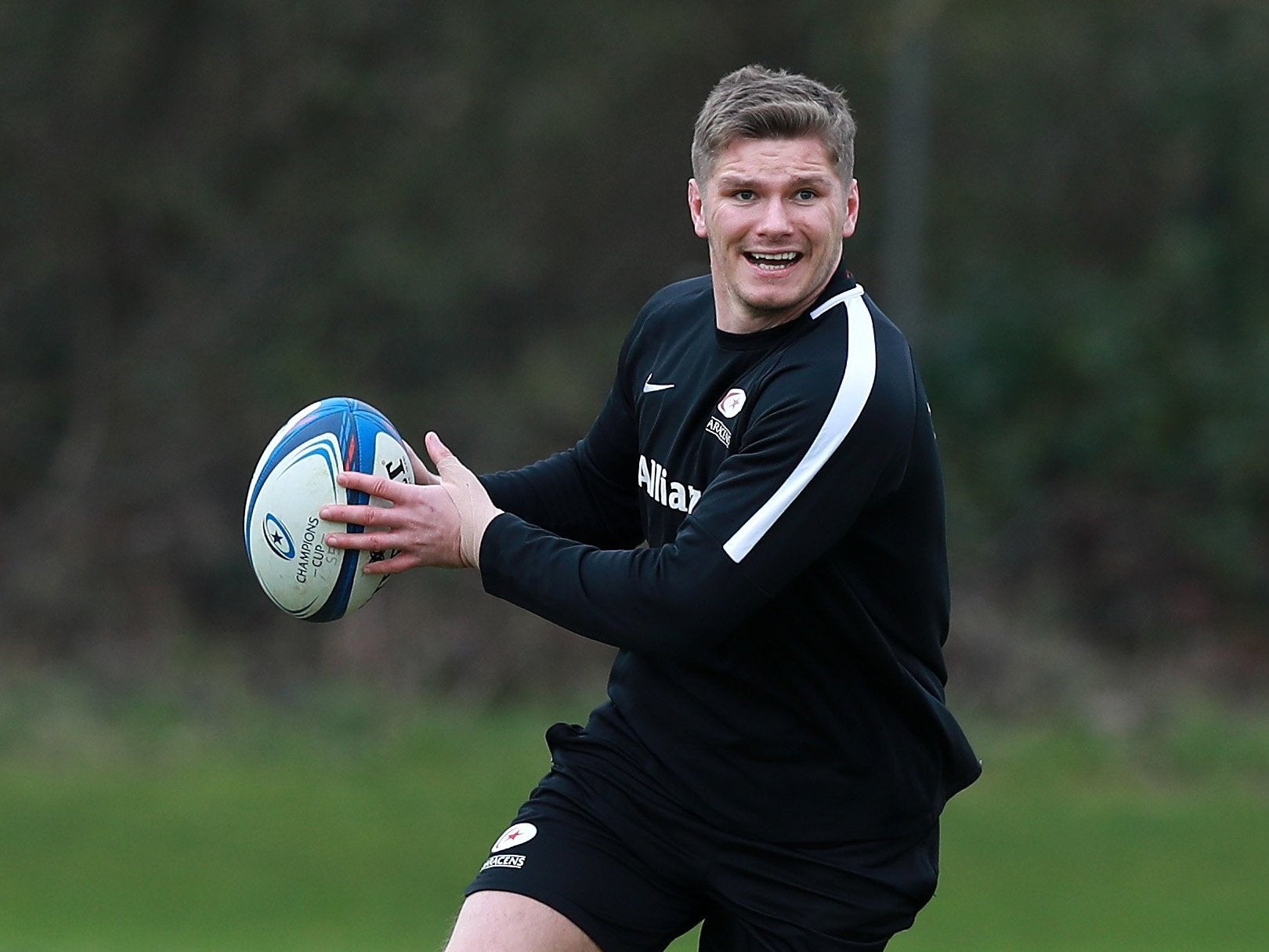 Owen Farrell returns to the Saracens starting line-up after being rested last week