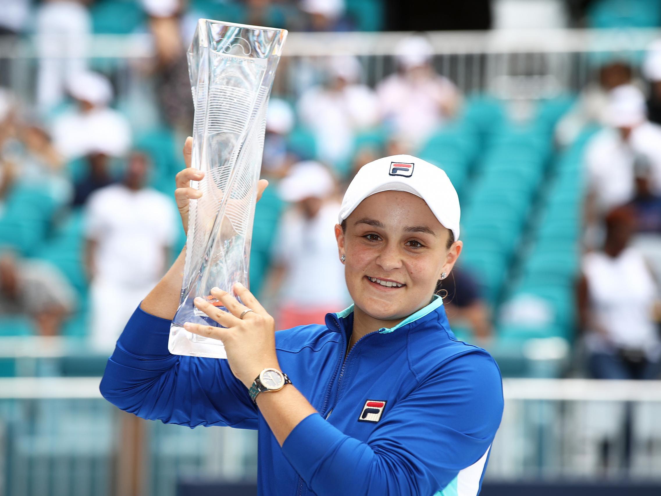 Barty becomes the first Australian women since Samantha Stosur to crack the WTA's top 10