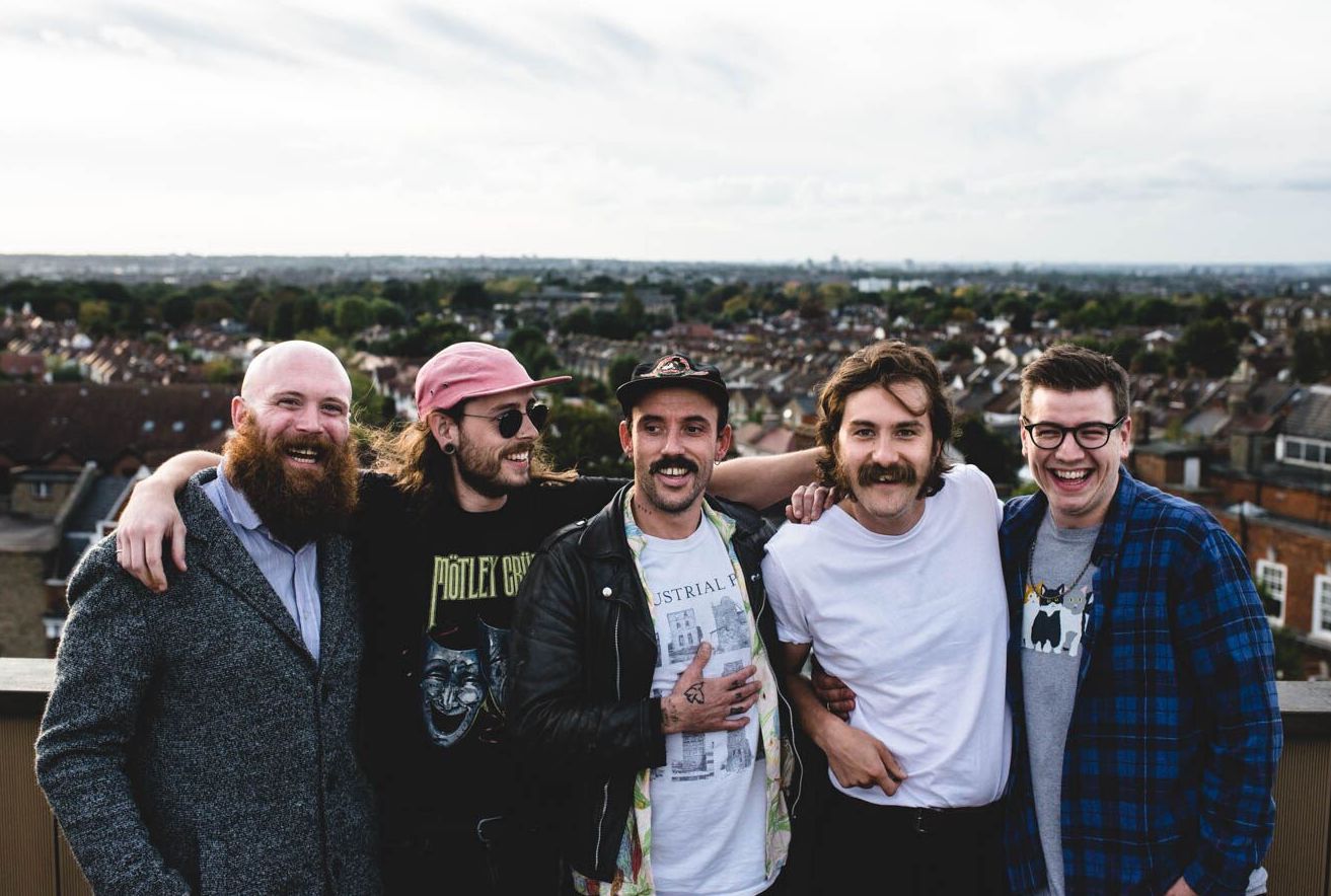 Idles (left to right): Adam Devonshire, Lee Kiernan, Joe Talbot, Mark Bowen, Jon Beavis