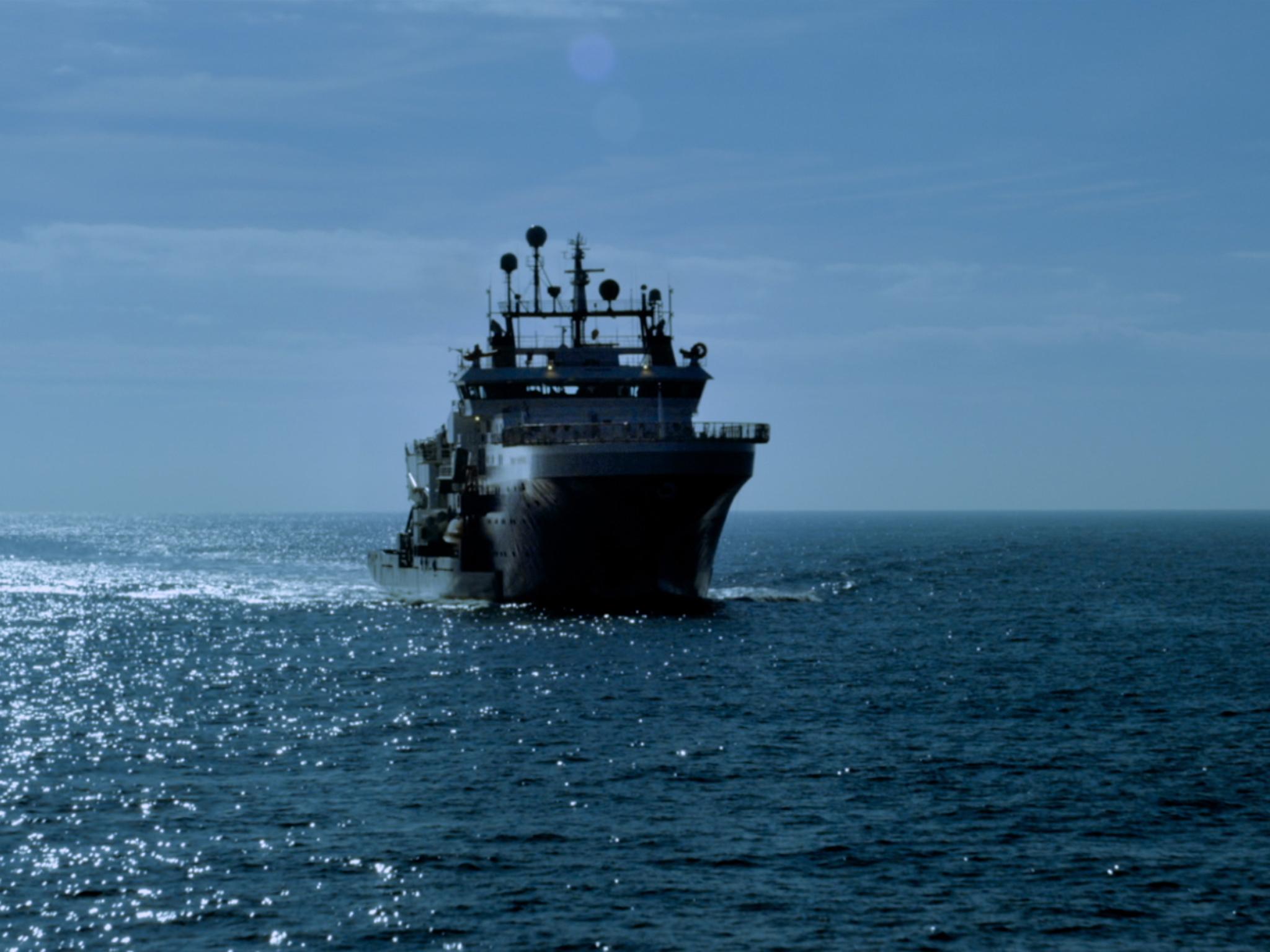 The Diving Support Vessel ‘Bibby Topaz’, whose drifting off course set the dramatic train of events in motion