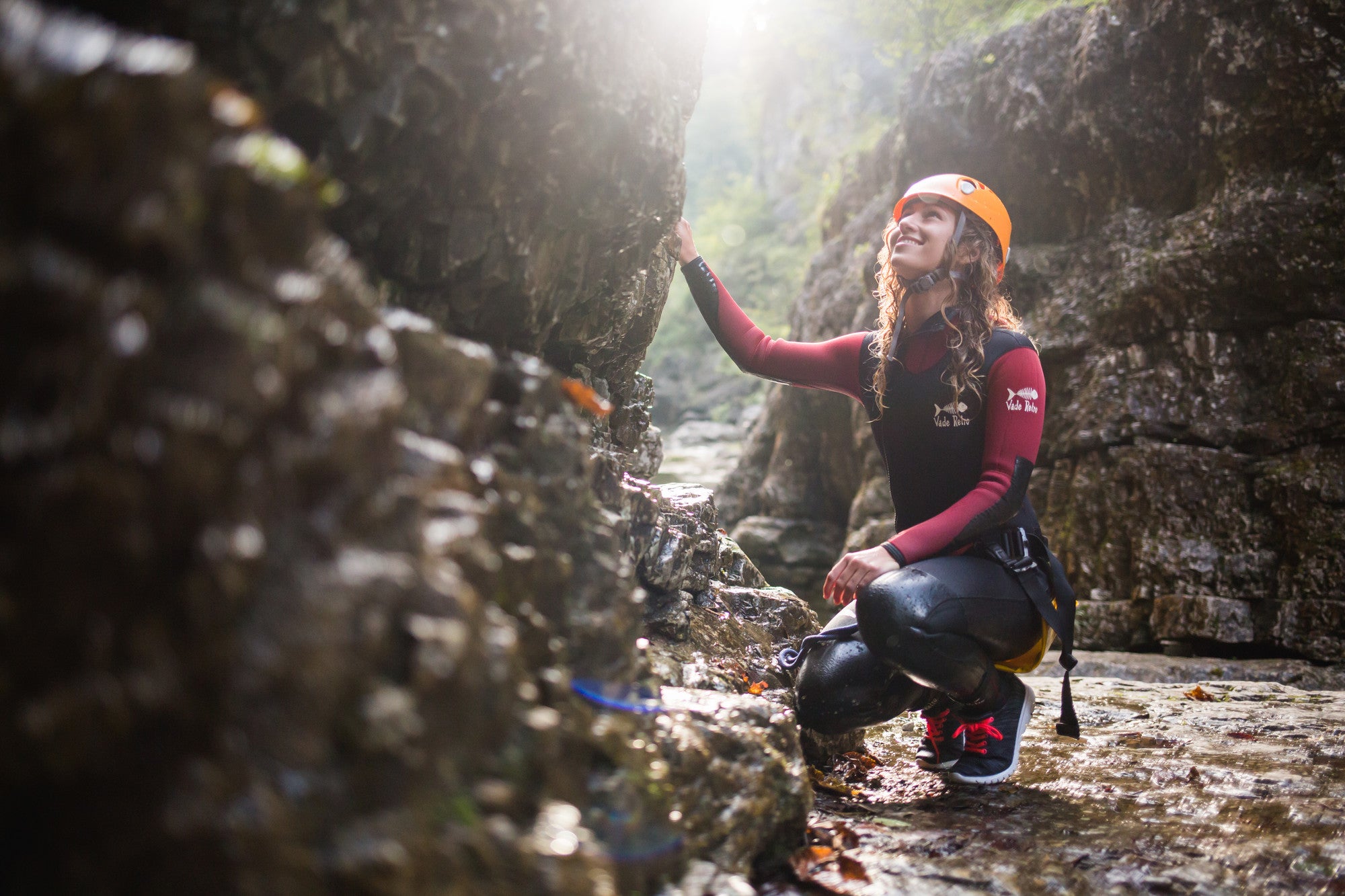 The region's ideal for canyoning