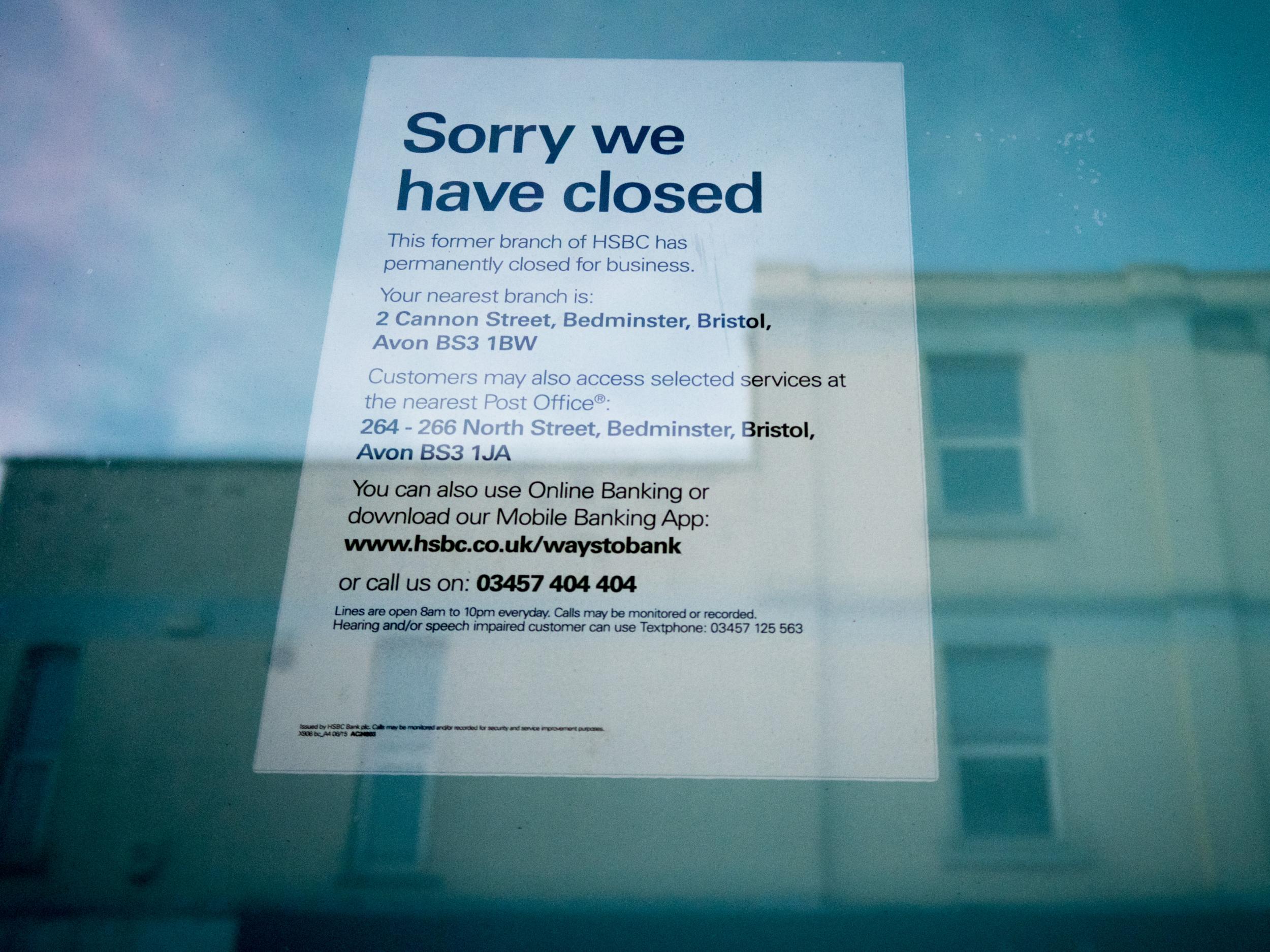 More and more local bank branches are being shuttered, leaving whole areas without access to banking services