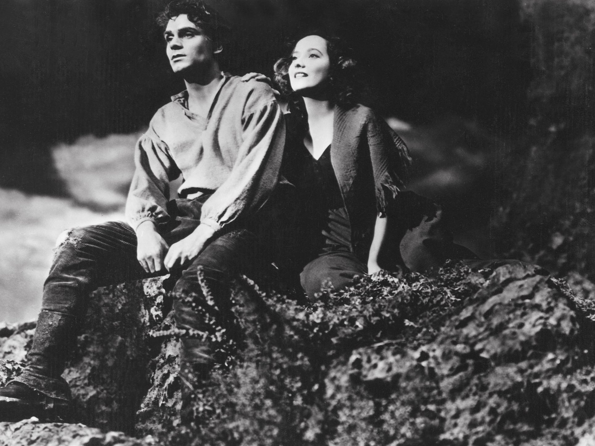 Laurence Olivier and Merle Oberon in the 1939 film of Wuthering Heights