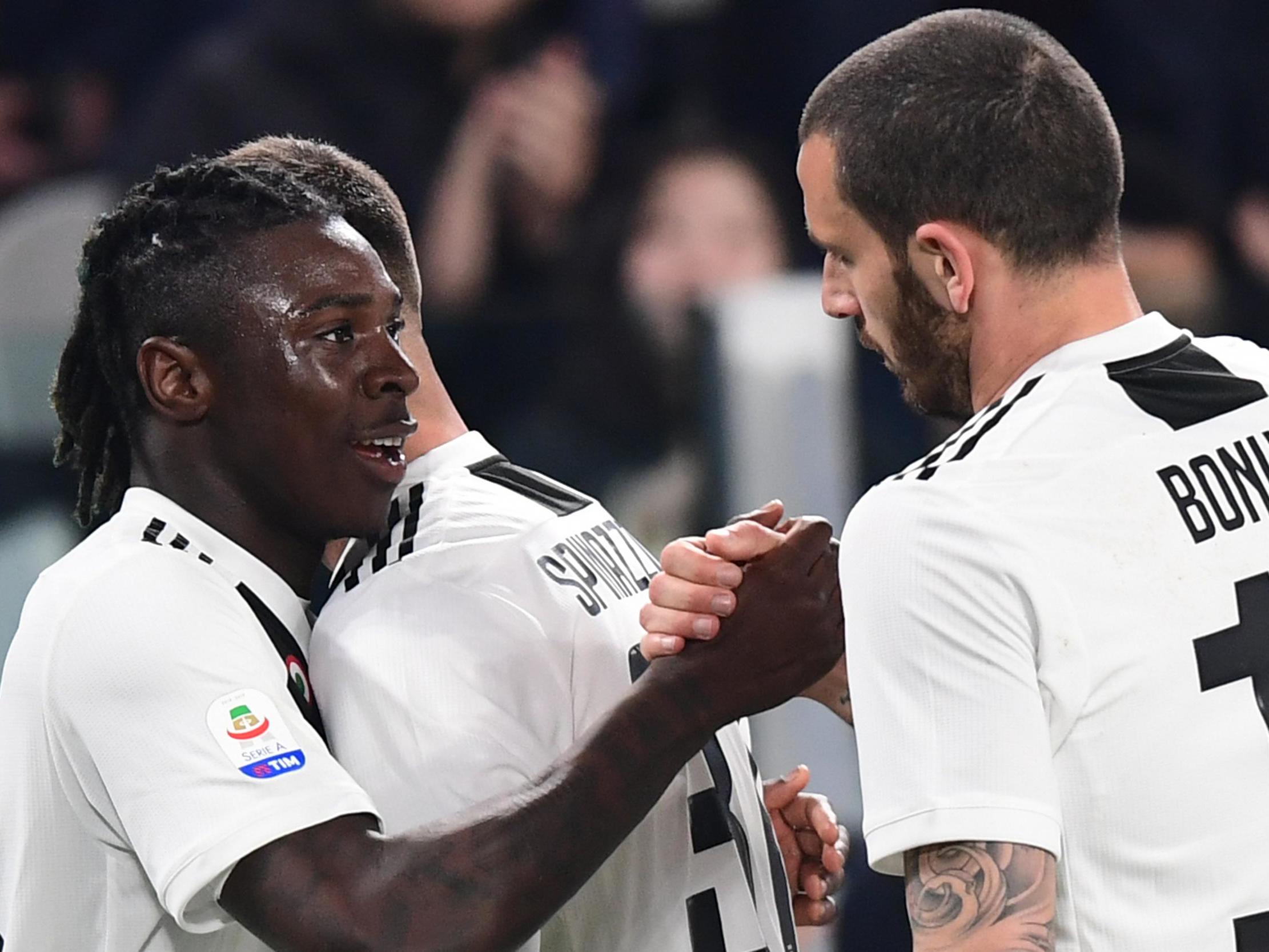 Bonucci claimed Kean was ‘50/50 to blame’ (AFP/Getty)