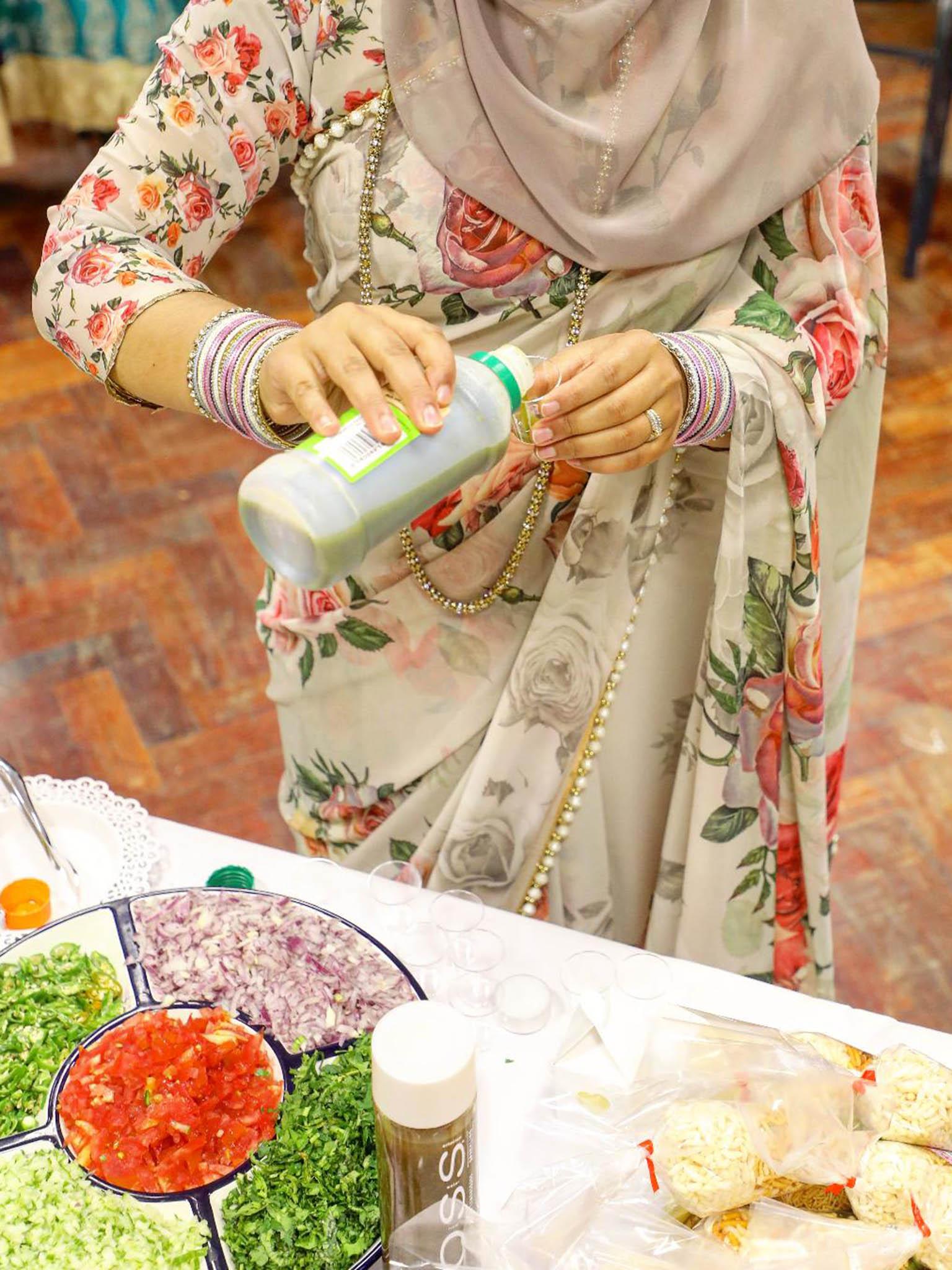 Businesses such as Nasrin Begum's, Bangladeshi Food, set up mainly by housewives and mothers are feeding into the demand for home cooked food for busy families and local events