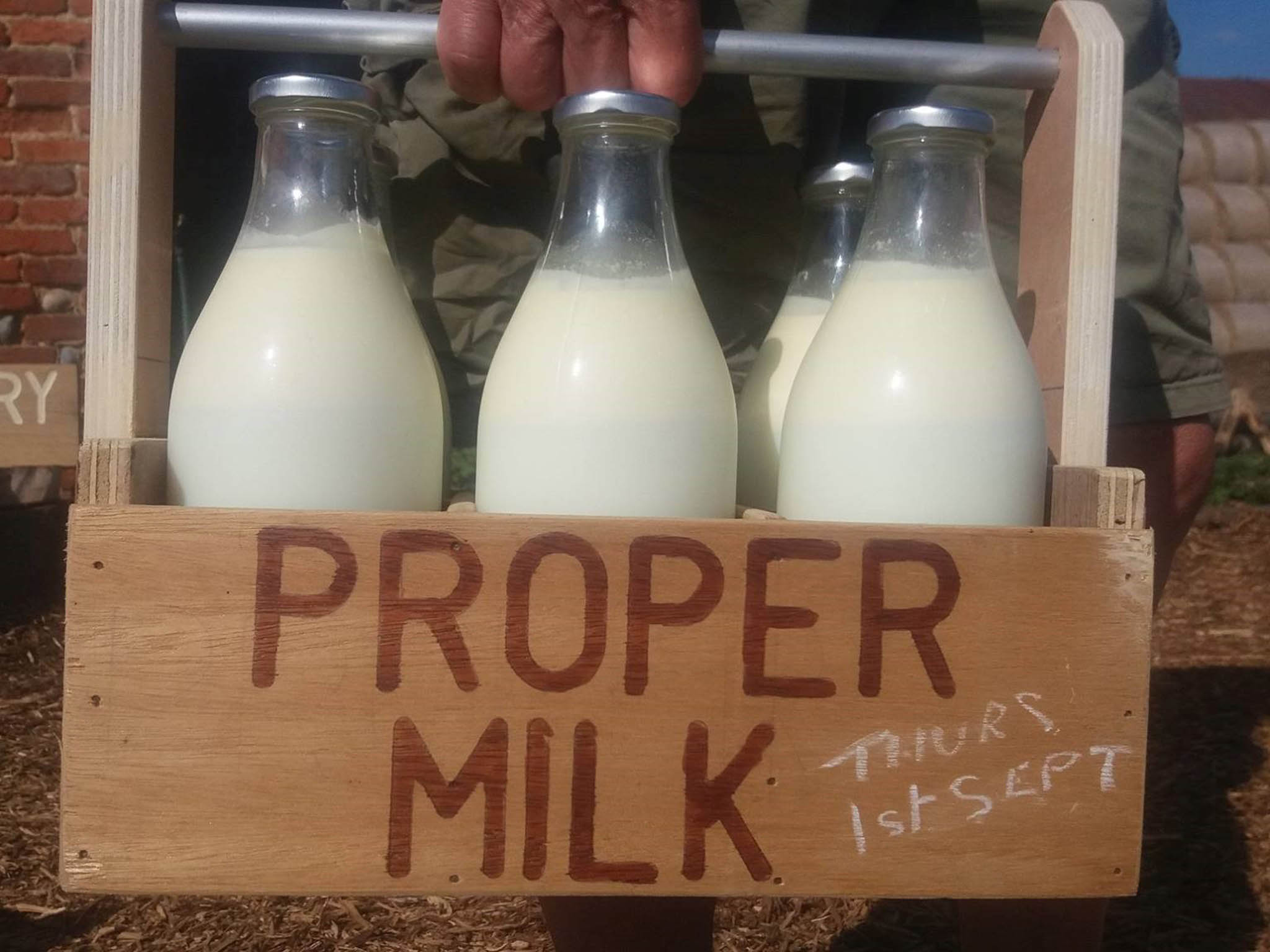 Fiona Provan, founder of the pioneering The Calf at Foot Dairy, has trademarked the term and sells her milk all over the country