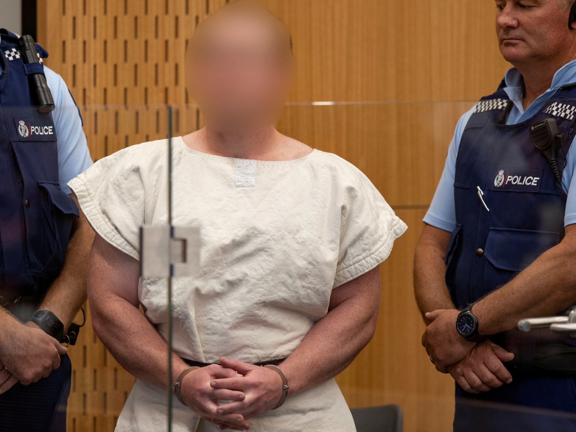 Brenton Tarrant at an earlier court appearance in March.