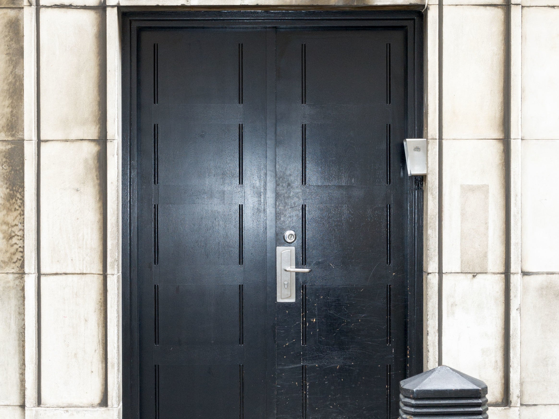 Knock knock... the secret of what lay behind the black door in Palmer Street seems to have been very well kept (GCHQ/PA)