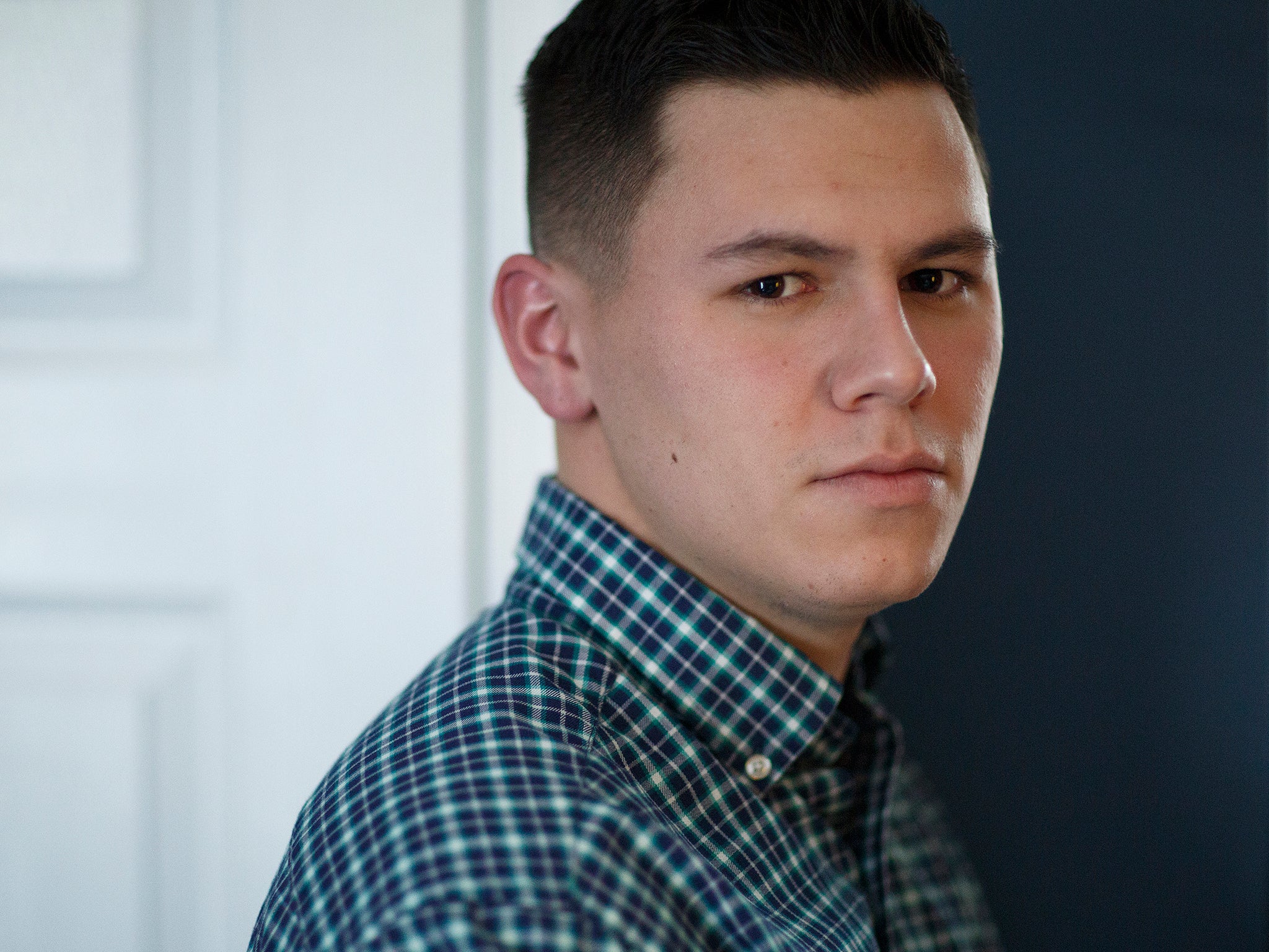 Susan’s 19-year-old son, Jorian, left for army basic training shortly after his sister's death (Washington Post/Eamon Queeney)