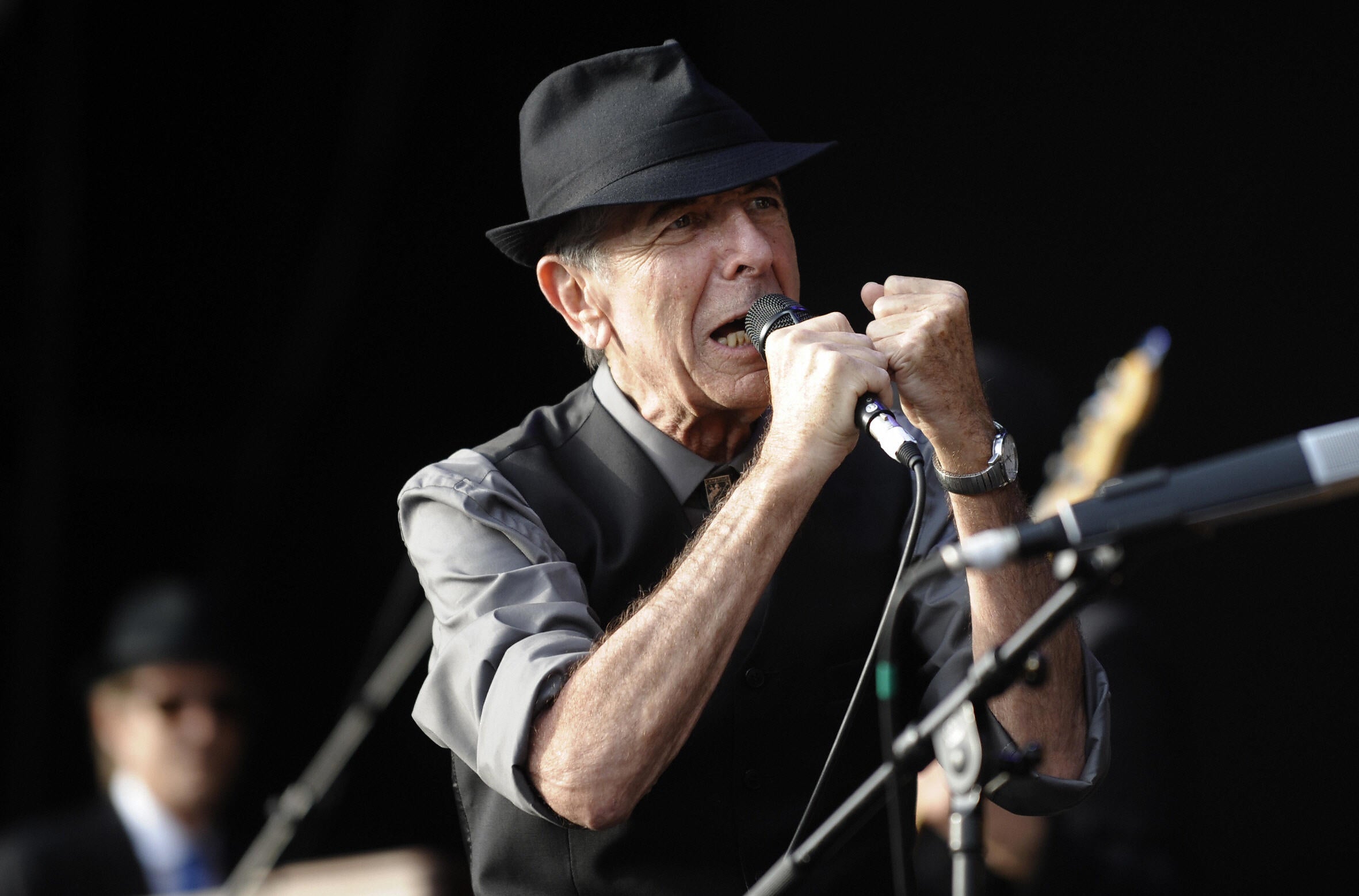 I’m your man: Leonard Cohen, immaculate in the Spanish sun