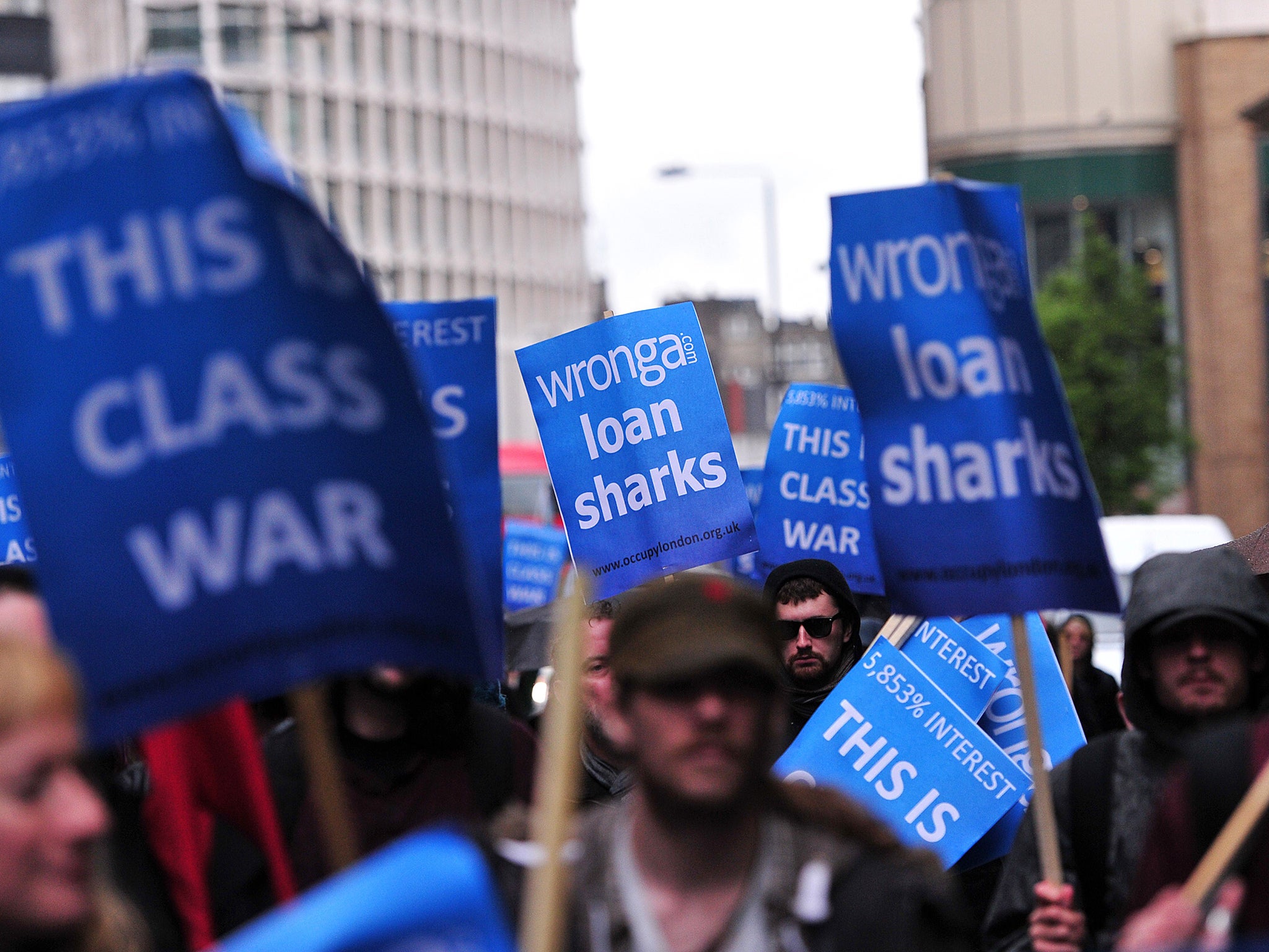 Occupy London declared class war on Wonga