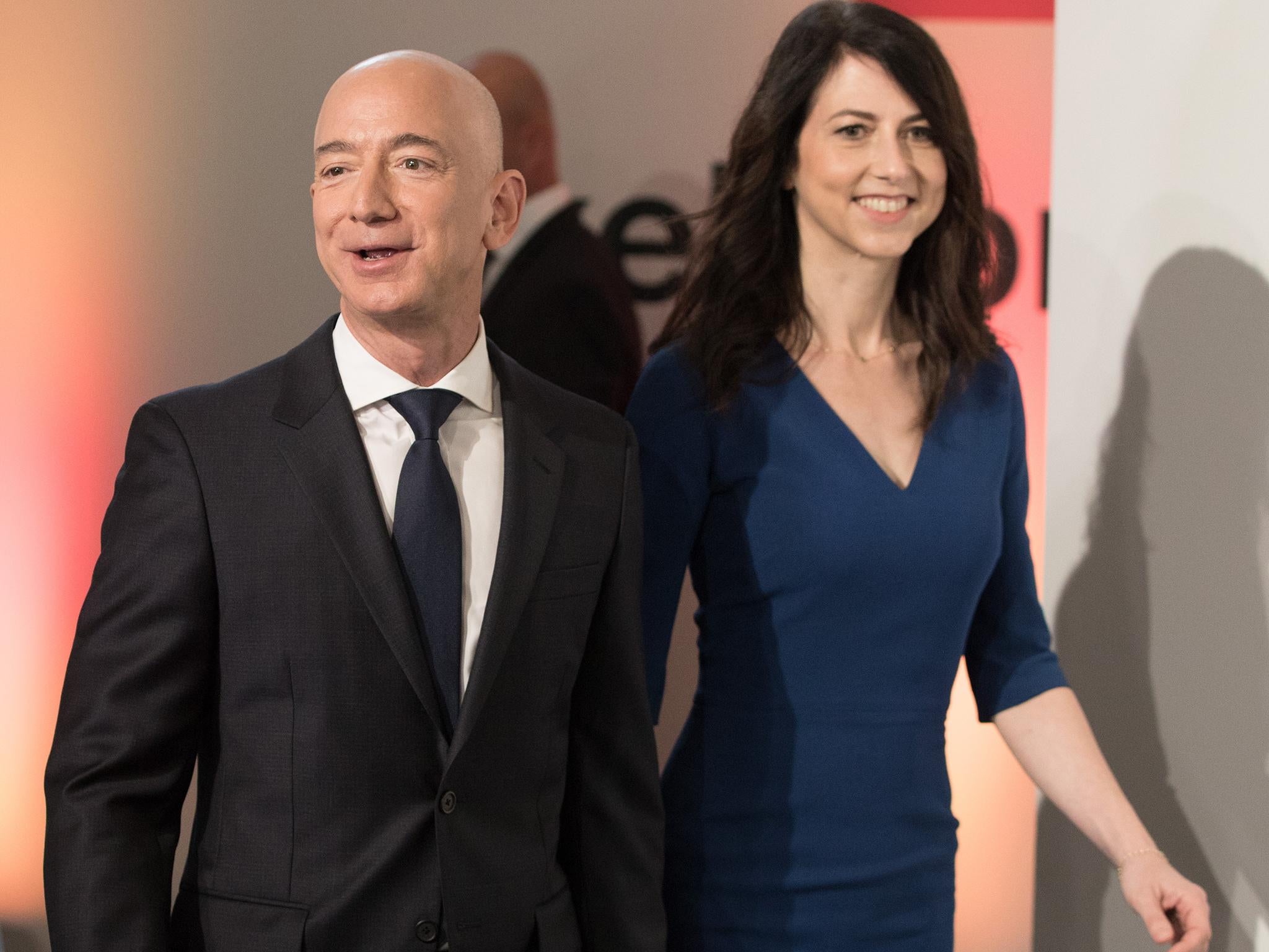 Jeff and MacKenzie Bezos agreed a record-breaking divorce settlement of at least $35bn