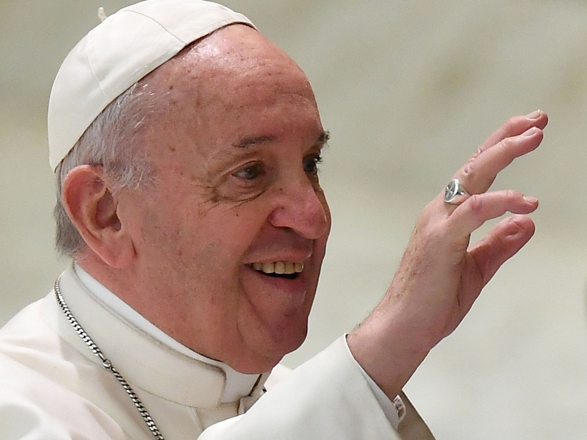 Pope Francis also denounced decisions to abort pregnancies based on prenatal testing