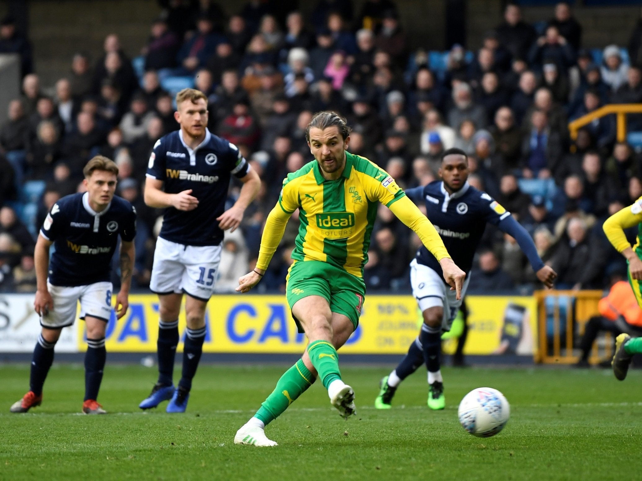 Jay Rodriguez fails to convert from the spot