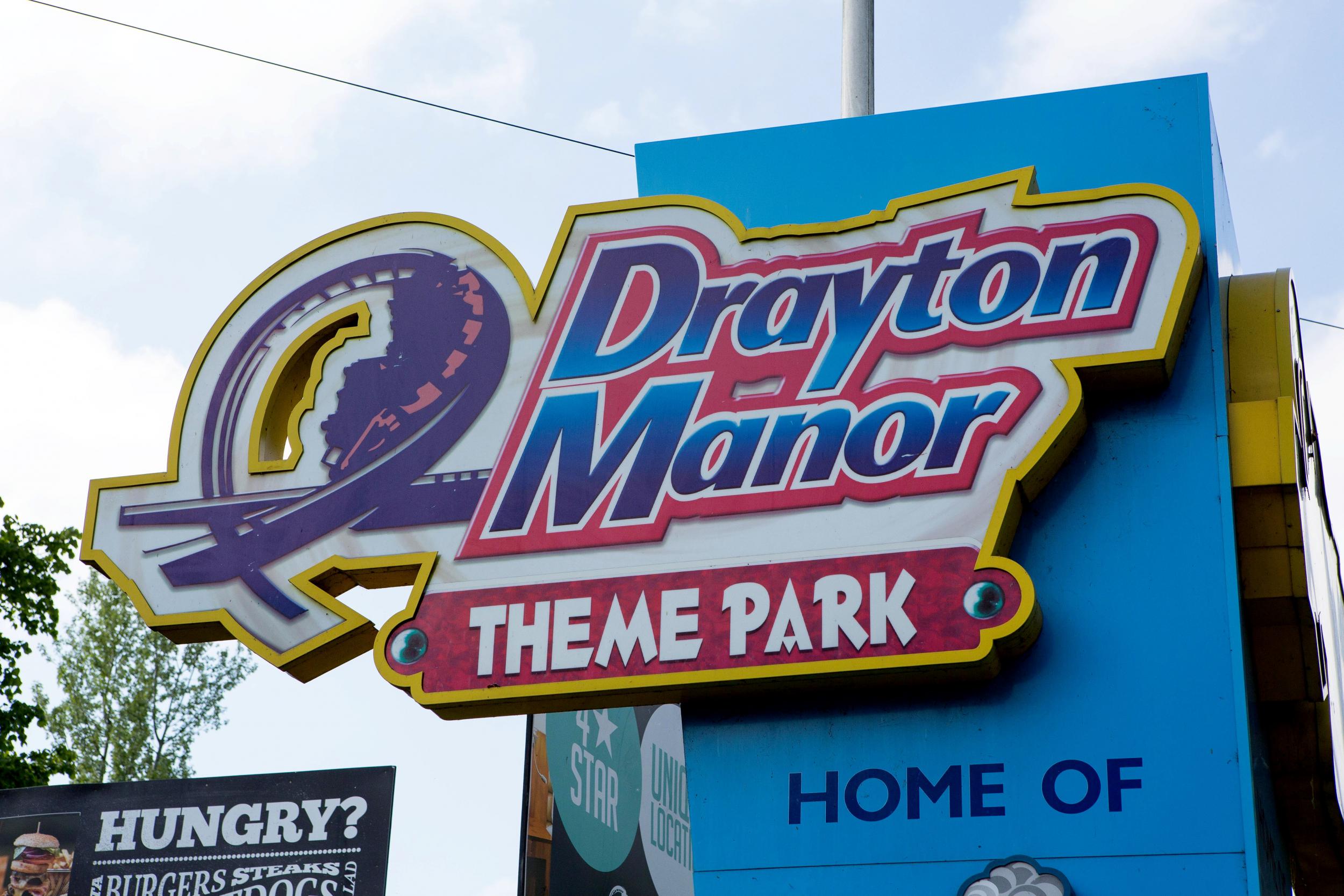 Drayton Manor theme park in Staffordshire.