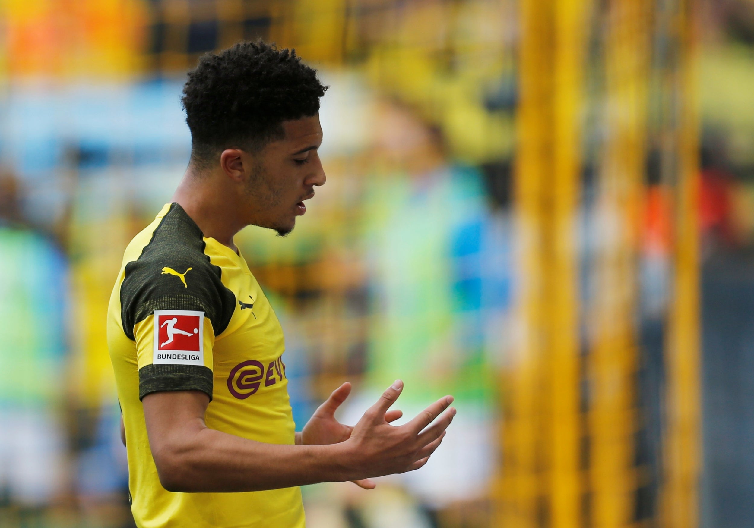 It was a frustrating day for Jadon Sancho and Dortmund