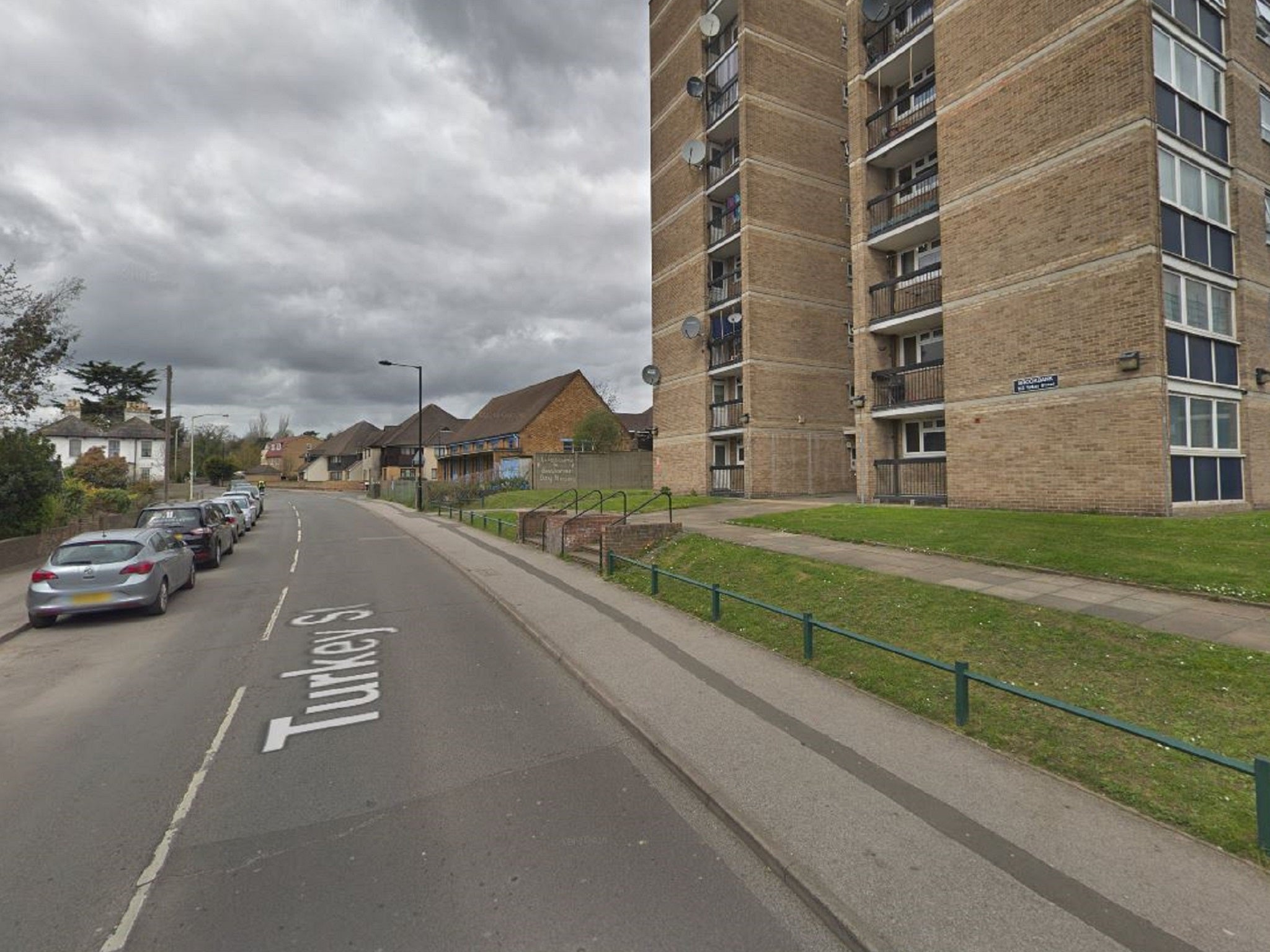 General view of Turkey Street, in Enfield.