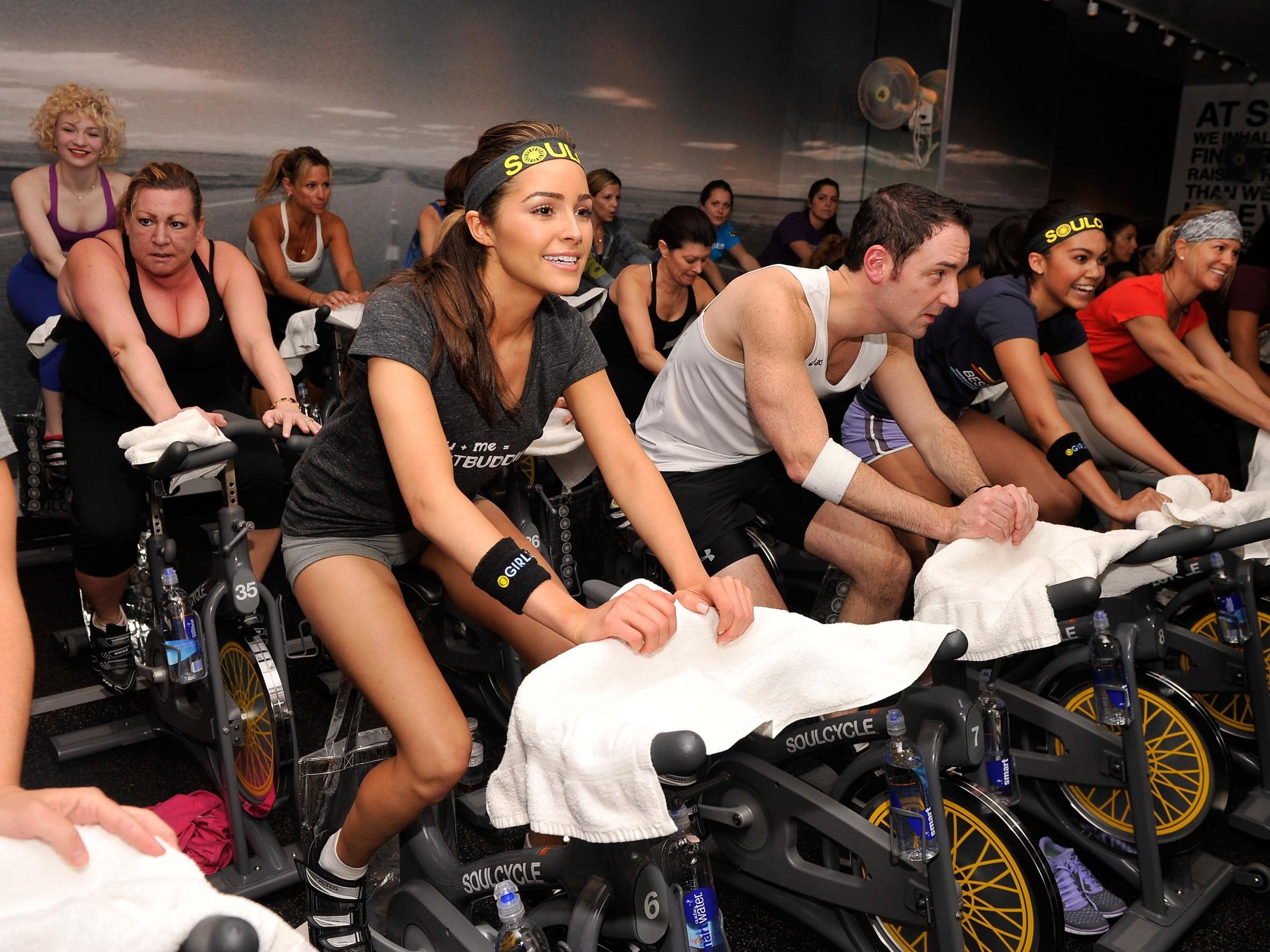 Olivia Culpo at SoulCycle, Upper East Side on 14 January 2013