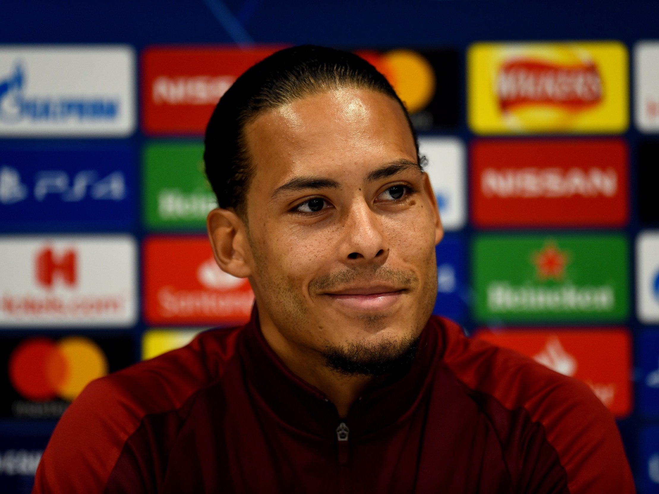 Virgil van Dijk concedes Liverpool are favourites