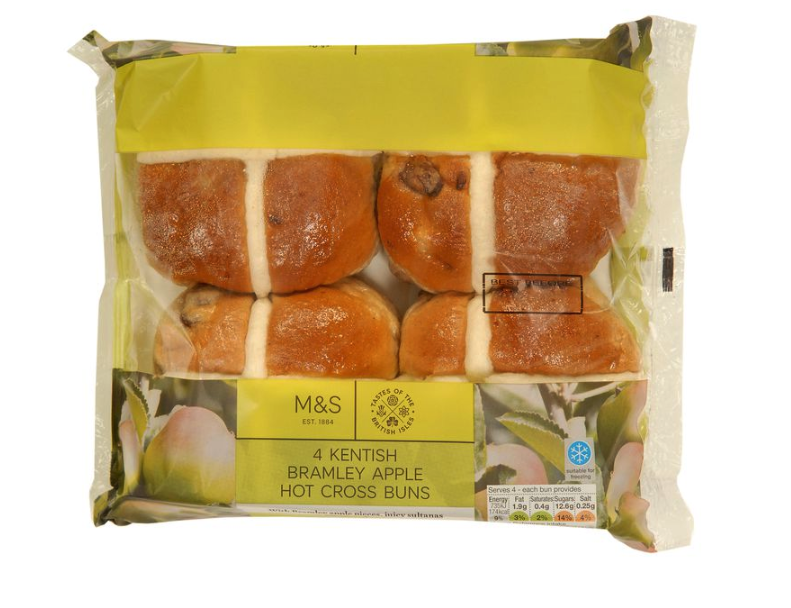 M&amp;S now has vegan hot cross buns (Marks &amp; Spencer)