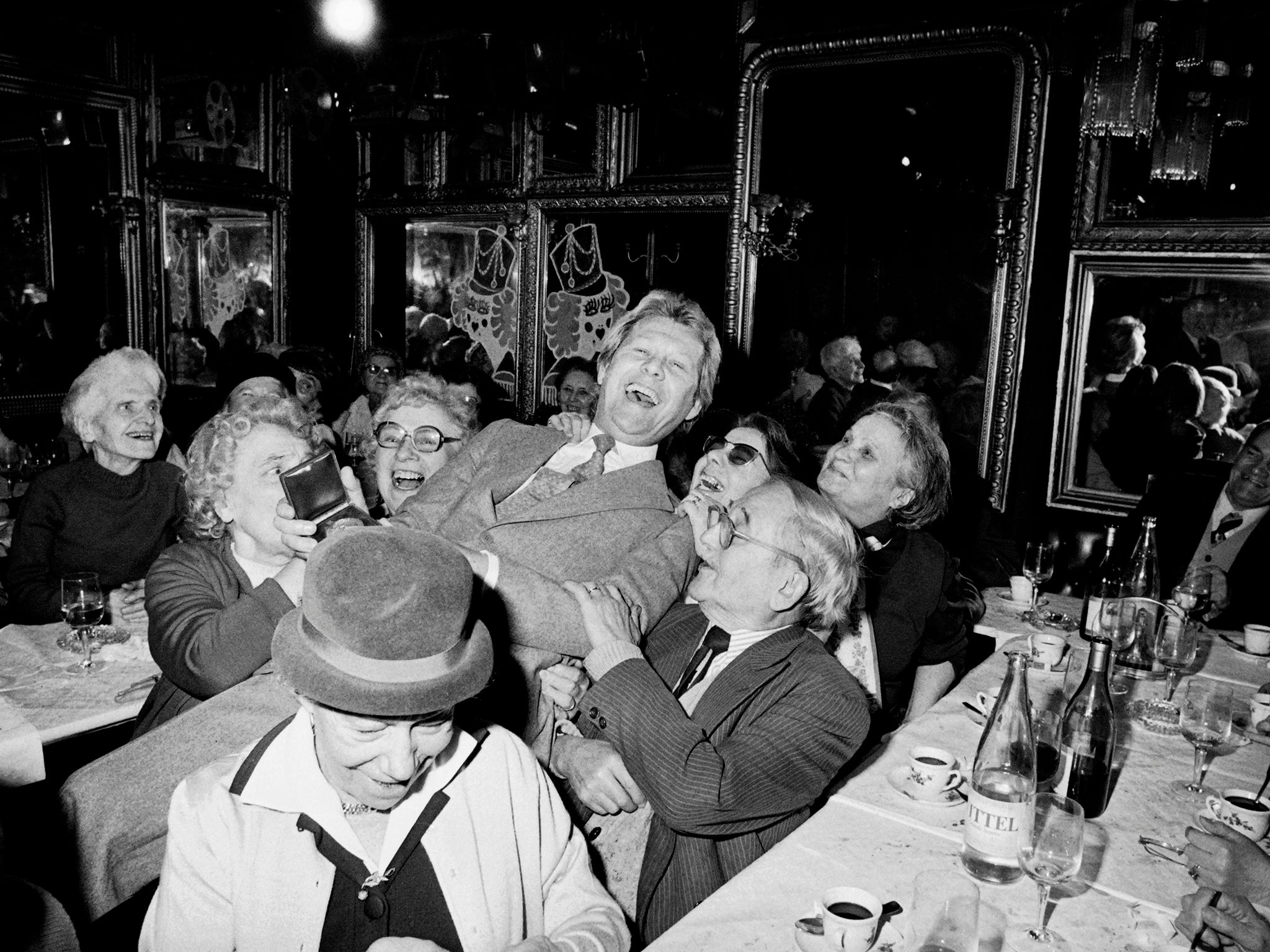 Michou after he won the vermeil Medal of the City of Paris in 1979