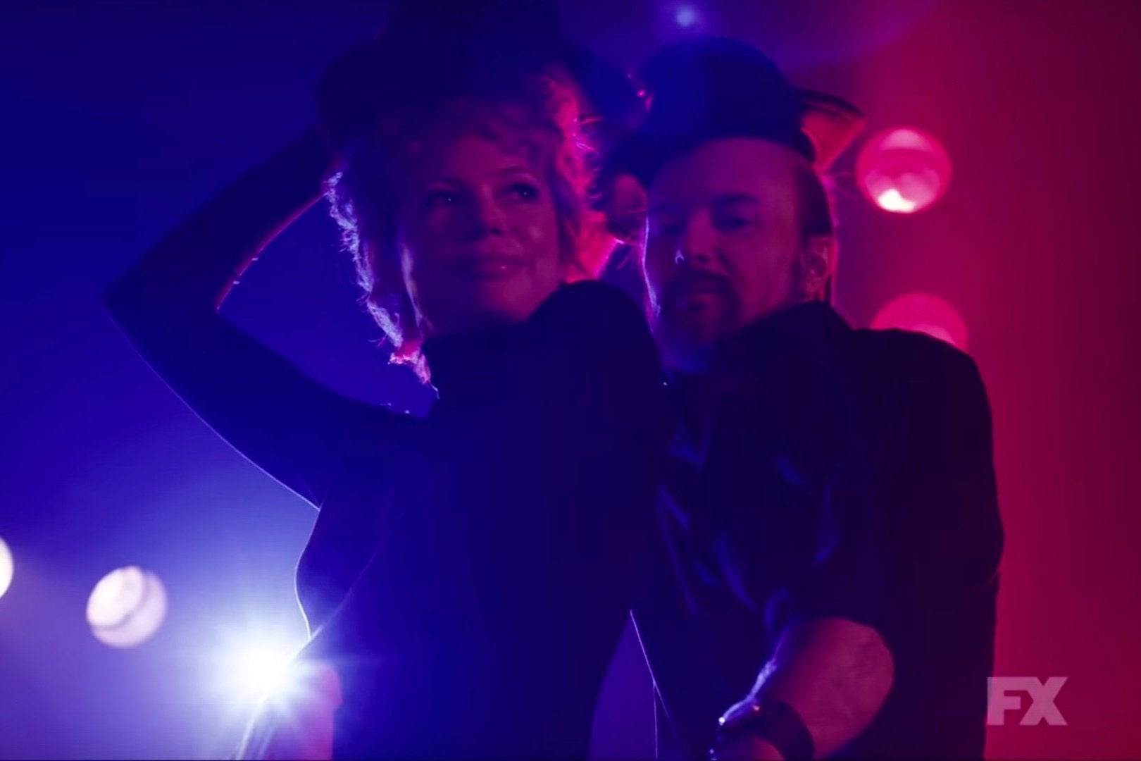 Rockwell and Williams as the eponymous couple in ‘Fosse/Vernon’