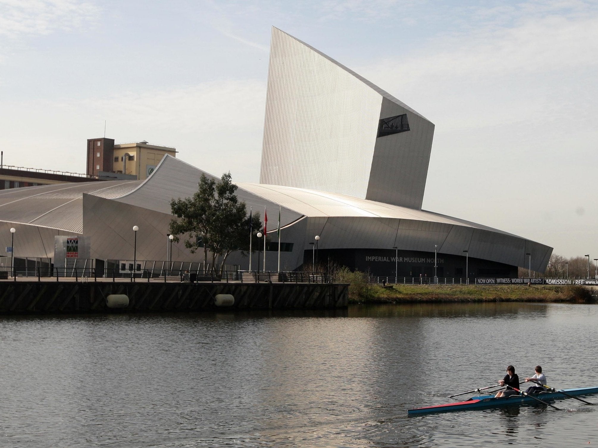 The body was found in Salford Quays