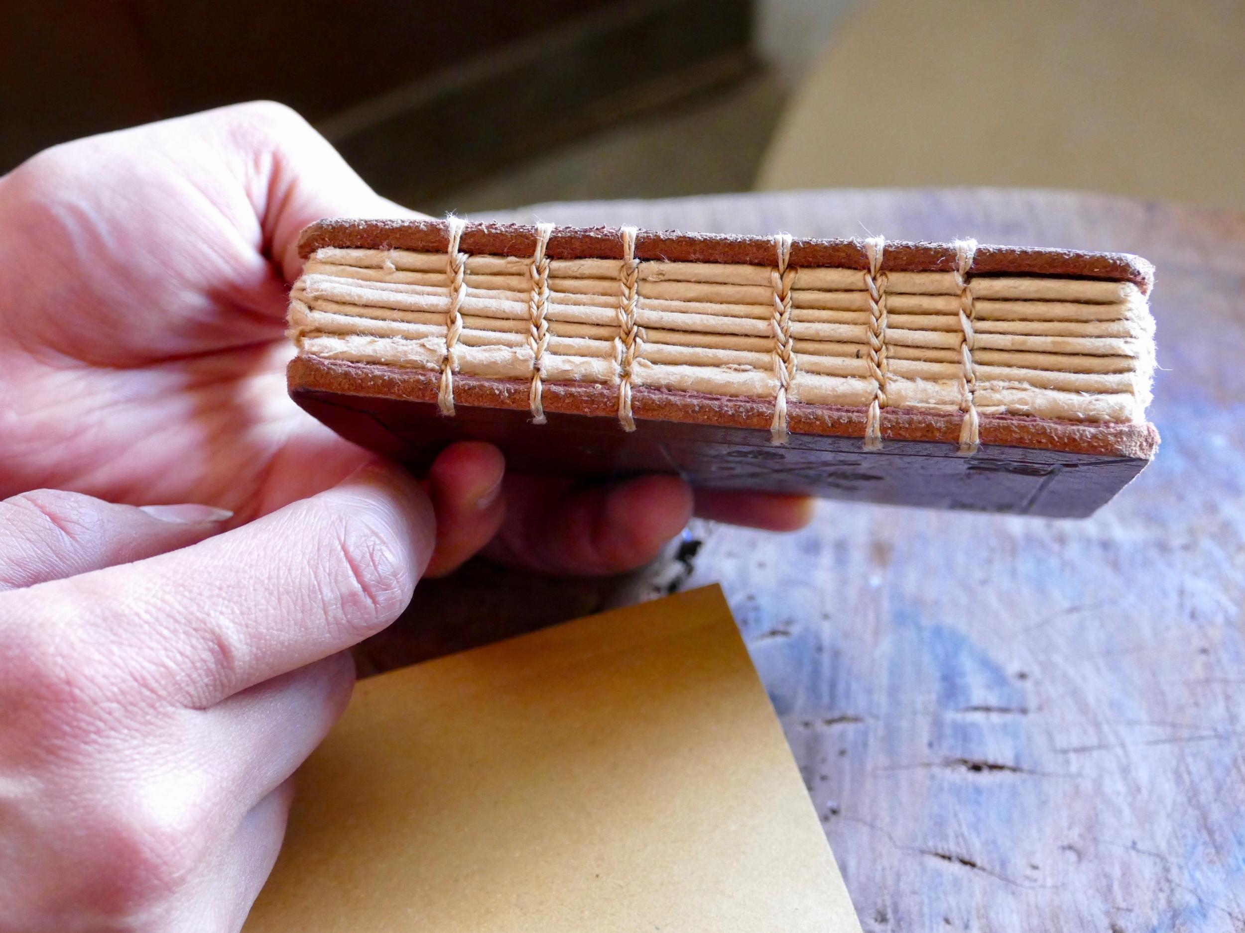 Coptic-style book binding