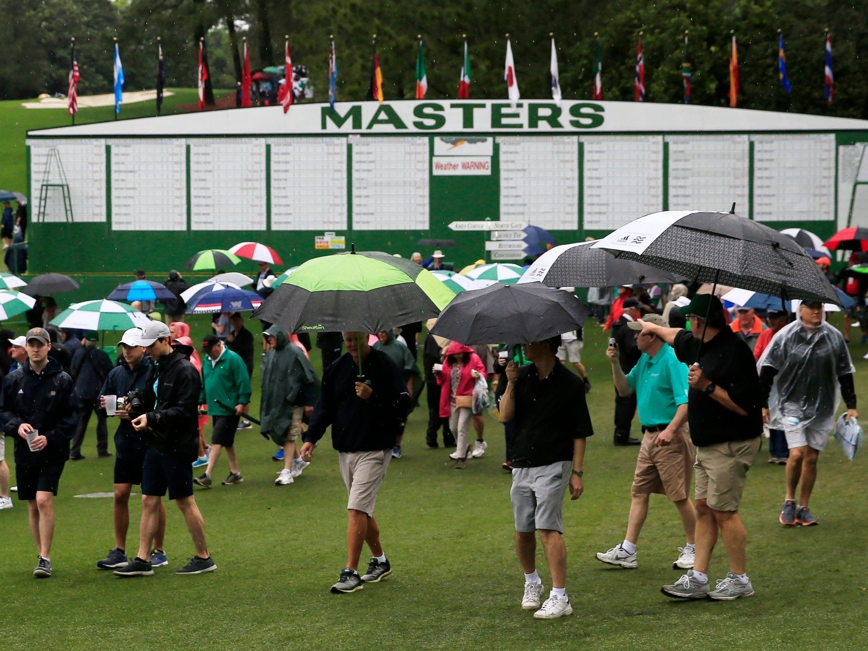 Augusta has been hit by inclement weather