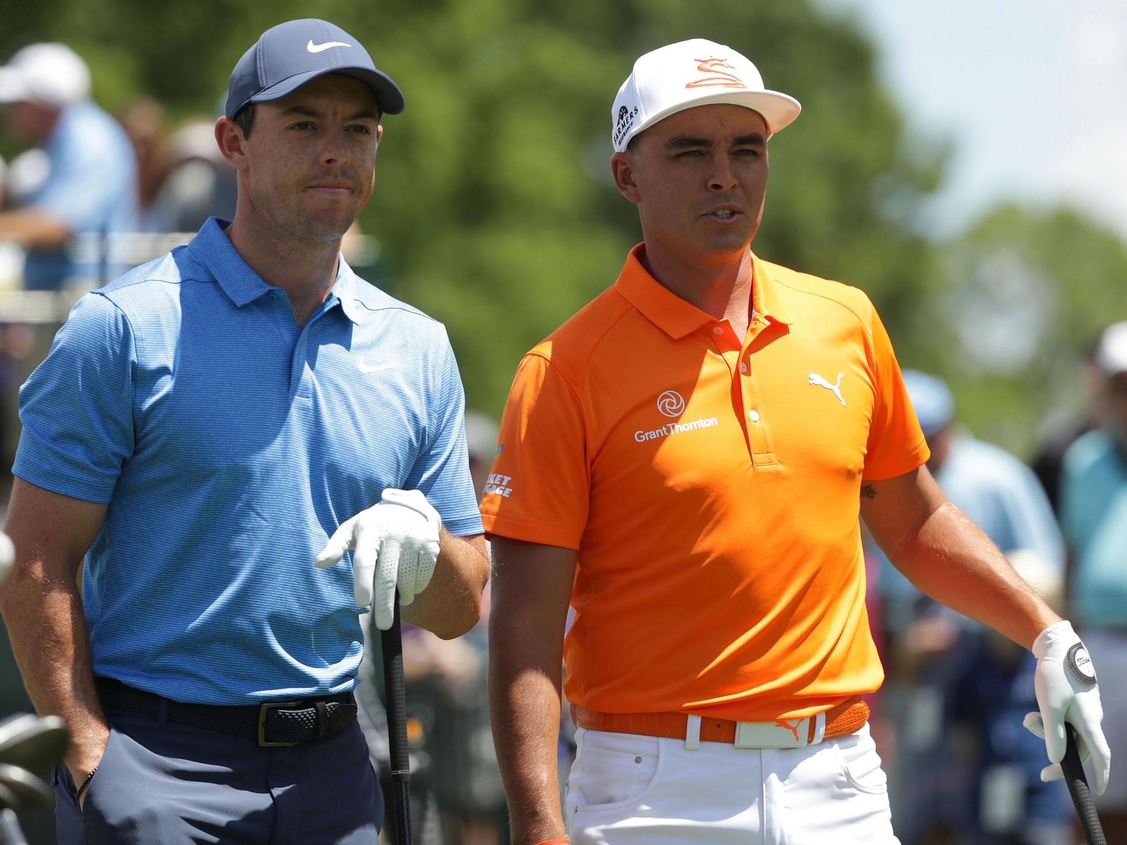 Rory McIlroy and Rickie Fowler will tee off together