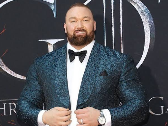 Hafþór Júlíus Björnsson at the Game of Thrones premiere (Instagram/thorbjornsson )