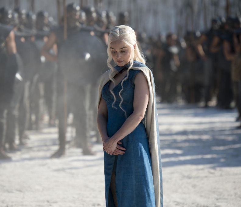 Jaime appears to rape Cersei next to Joffrey’s corpse. The scene is confused, unpleasant and different from the books in confusing and unhelpful ways.