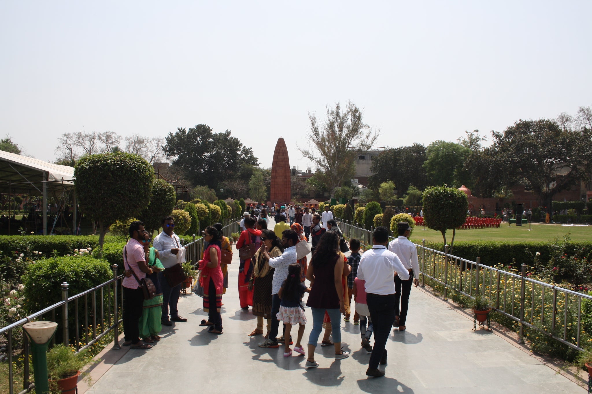 The Jallianwala Bagh memorial park is now full of tourists, as the city gears up for events to mark the centenary