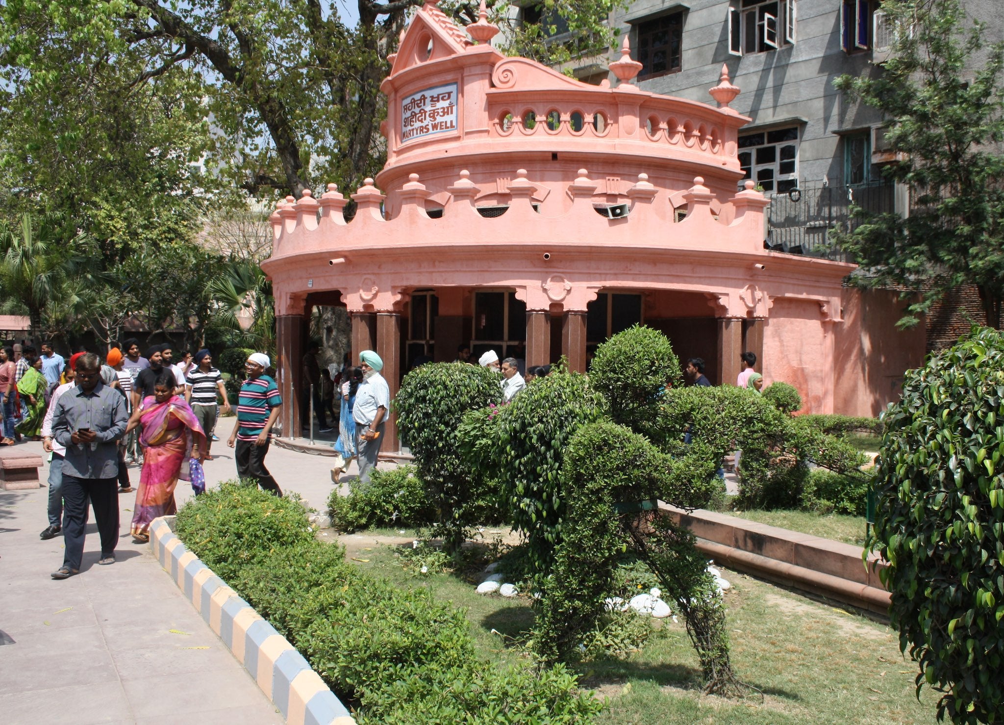 With topiary soldiers and gaudy modern structures, much of the park is unrecognisable from the black-and-white pictures of the time