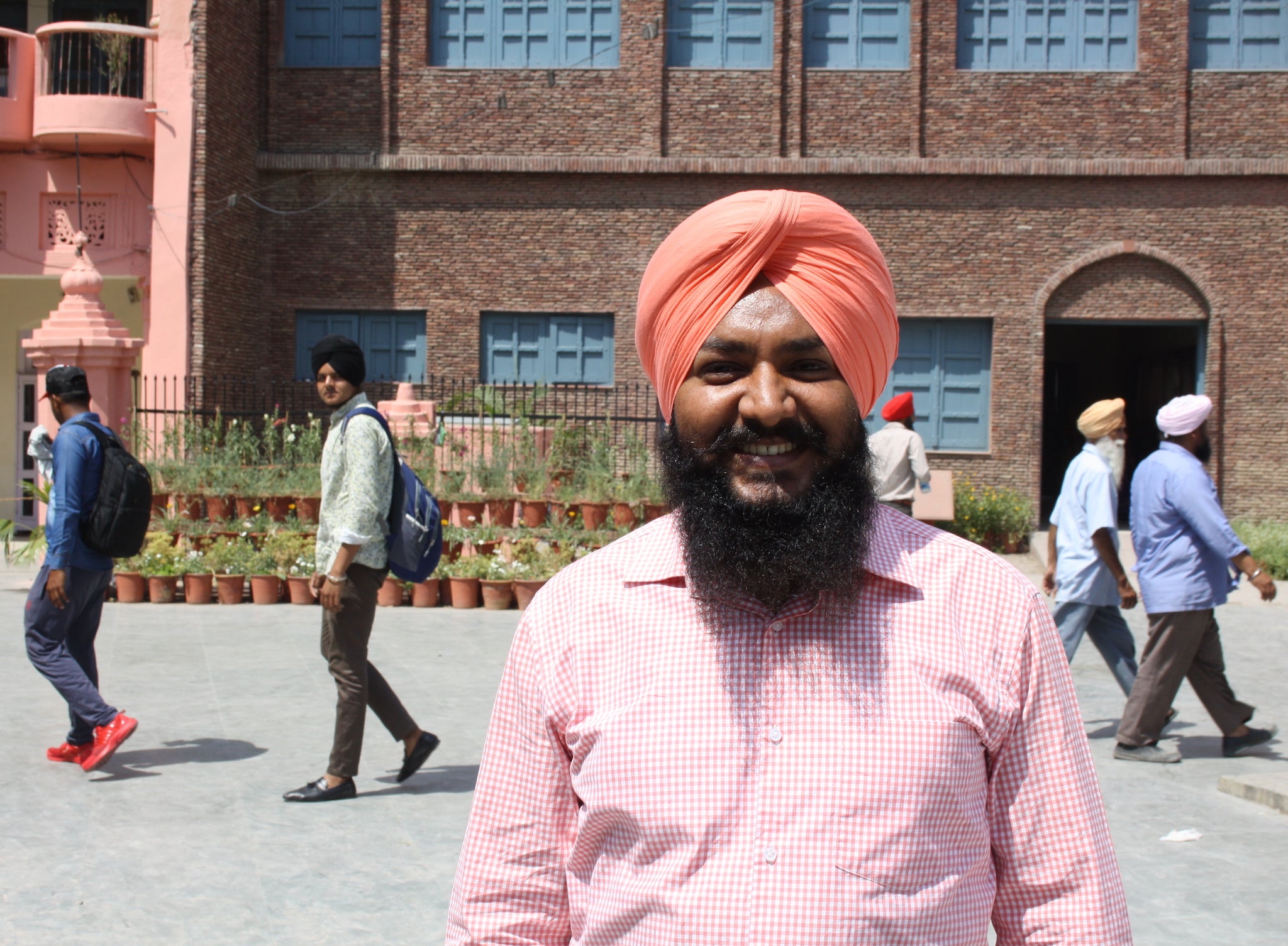 Jaswinder ‘Jassy’ Singh has been a tour guide at the memorial garden for nine years. He says he receives many British clients, some of whom cry when they see the site