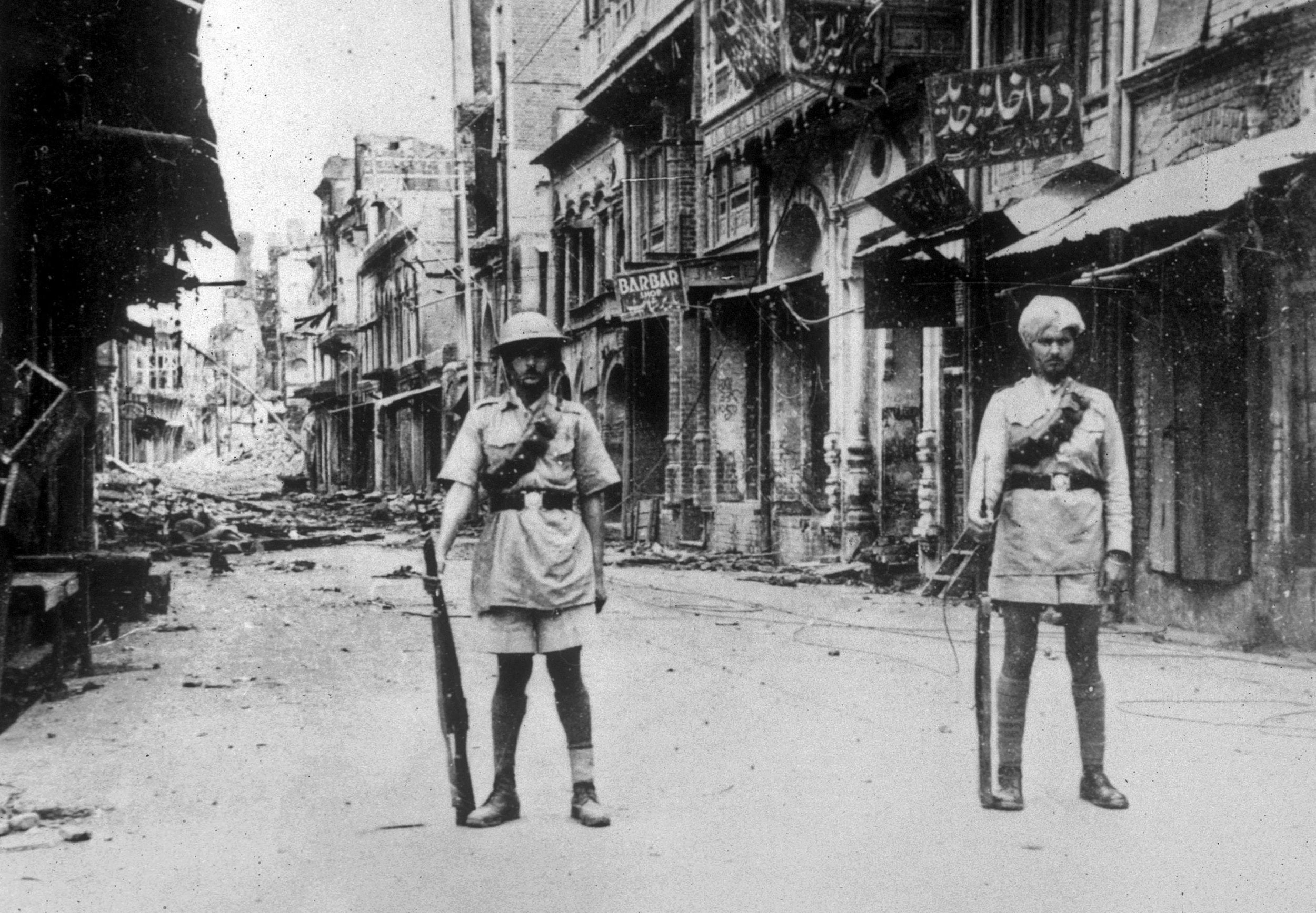 The streets of Amritsar after the riots