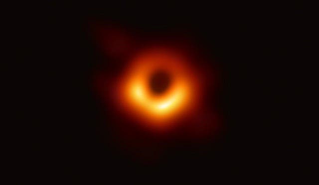 <p>The first direct visual evidence of the supermassive black hole in the centre of Messier 87 </p>