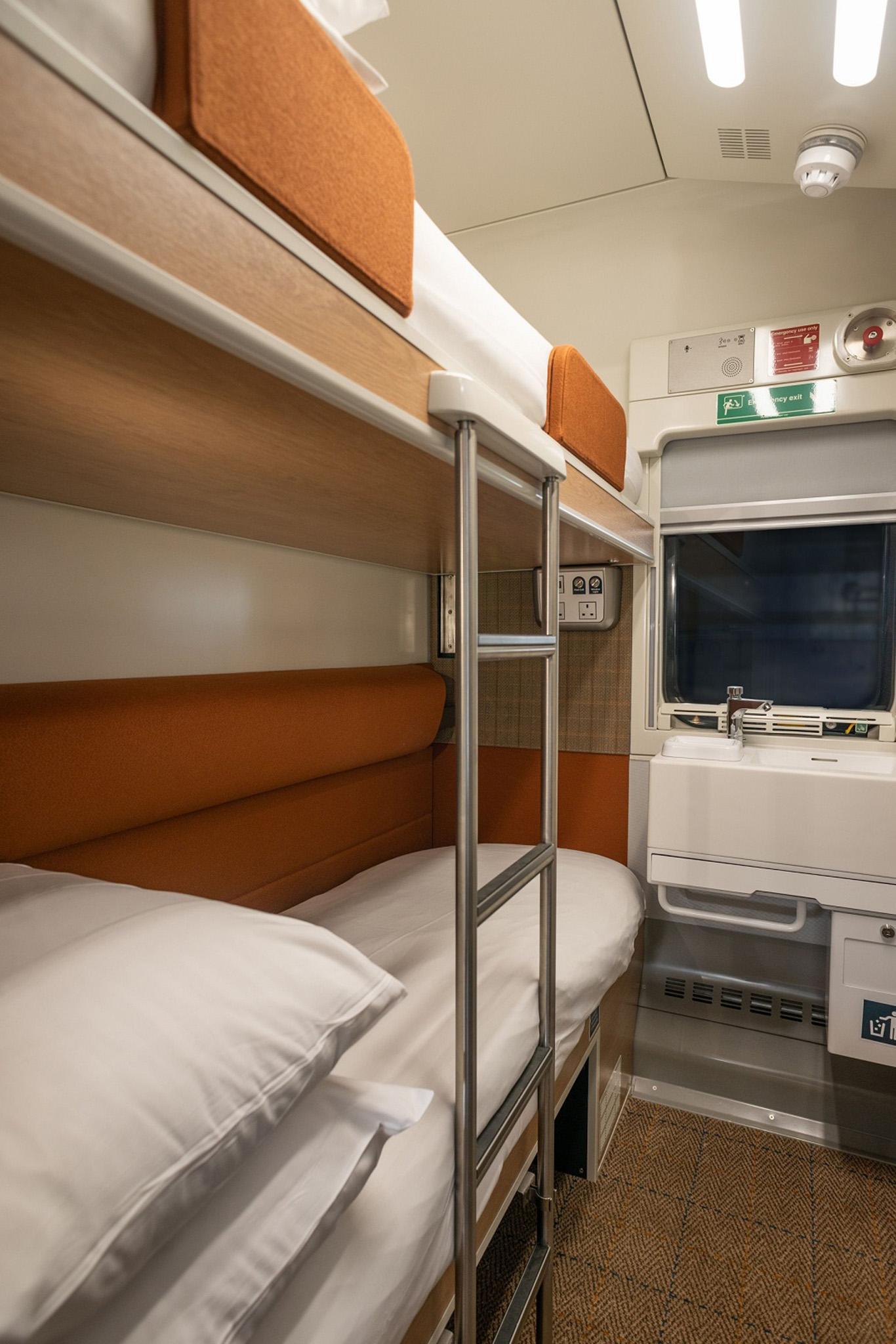 Classic room on the new Caledonian Sleeper