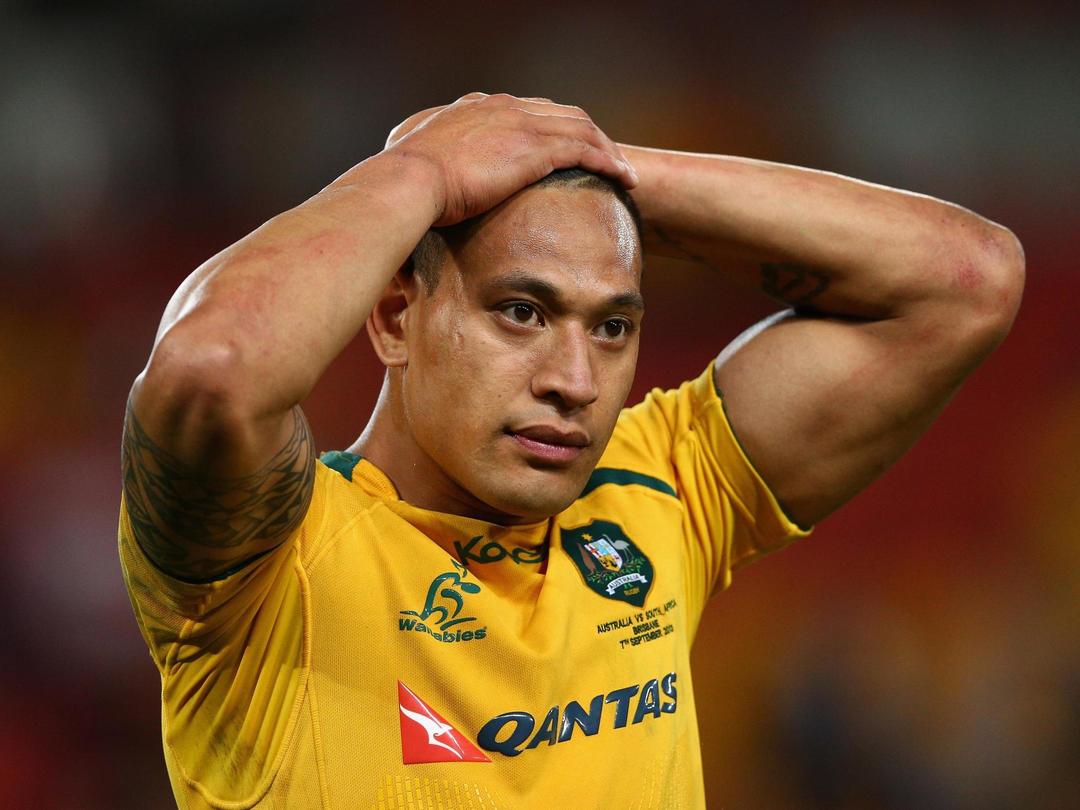 Rugby Australia intend to sack Folau for his comments