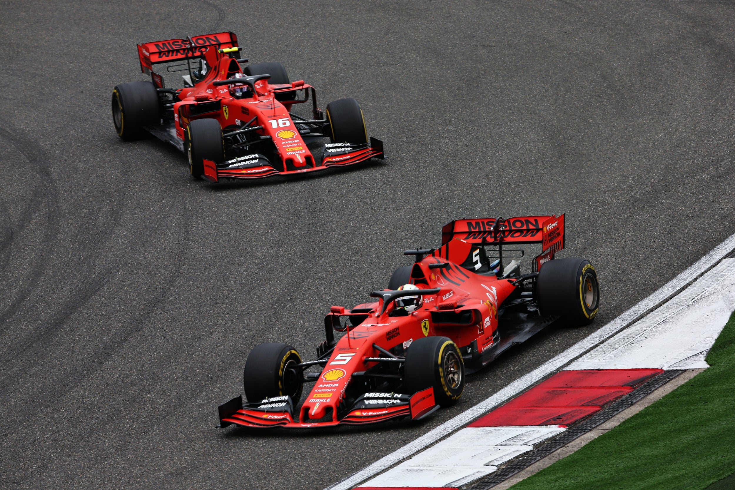 Ferrari decided to tell Leclerc to let Vettel past (Getty)