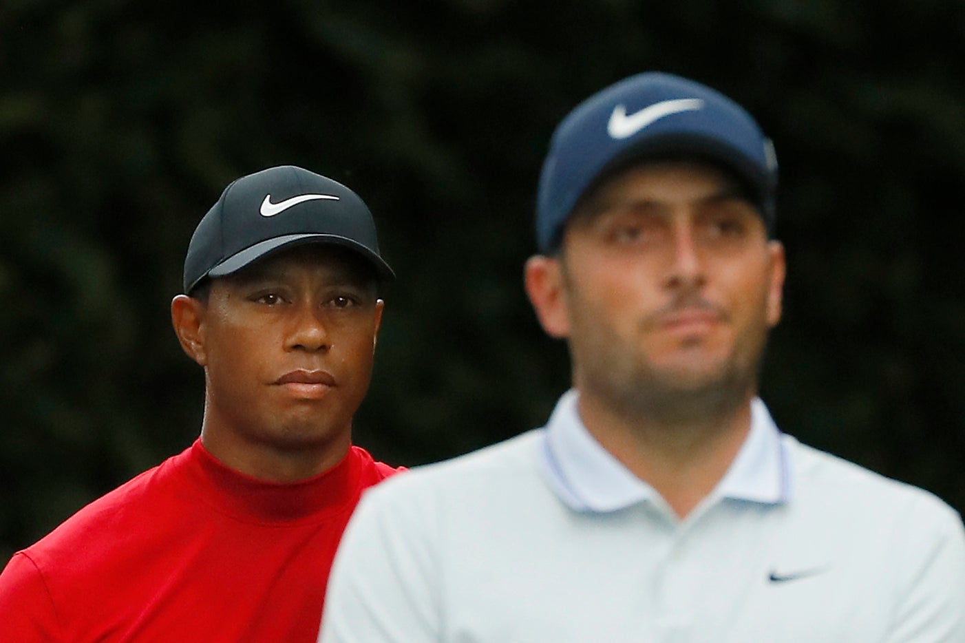Woods was paired with Francesco Molinari and Tony Finau in the final group