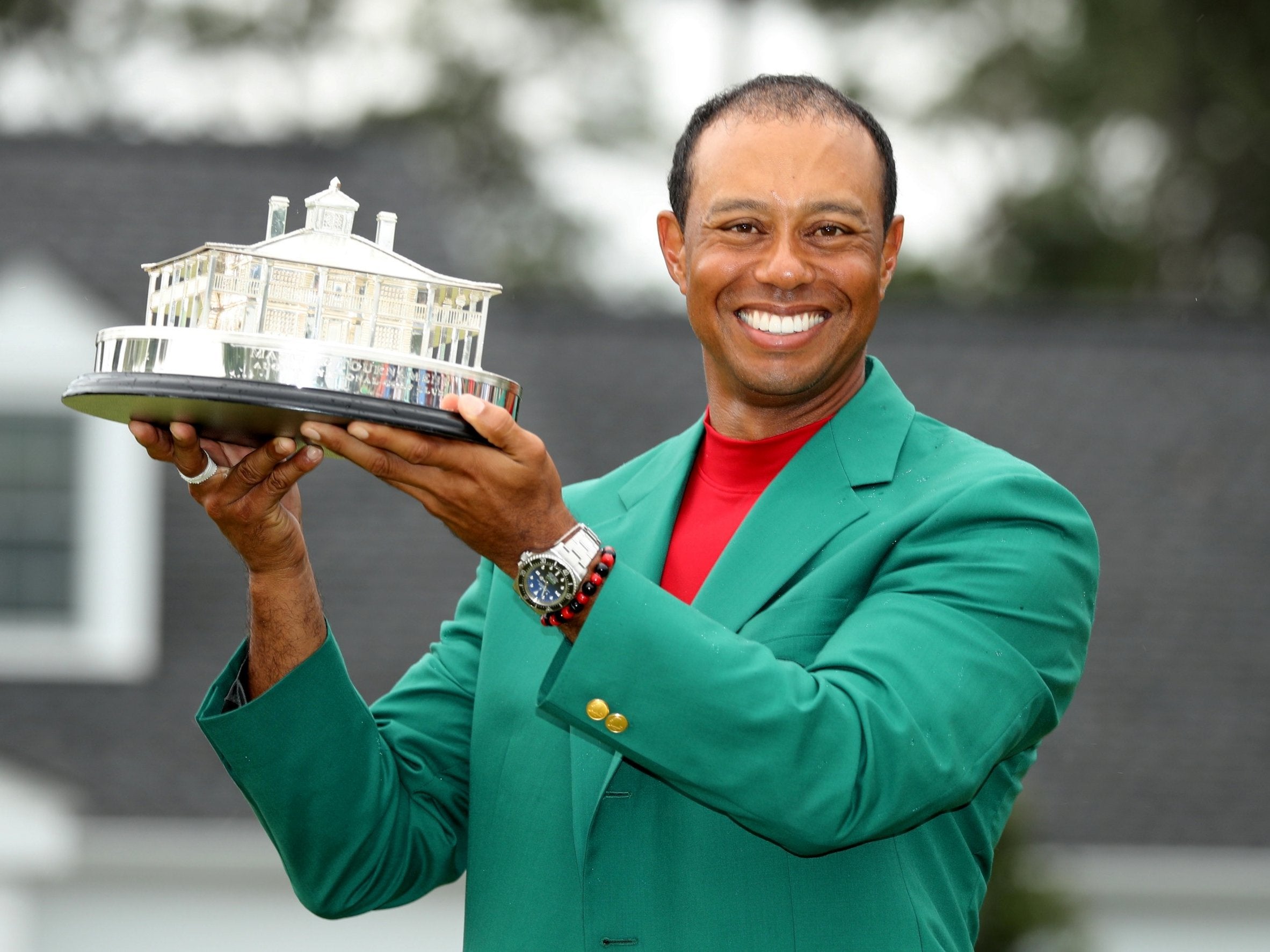 Woods won his 15th career major at The Masters