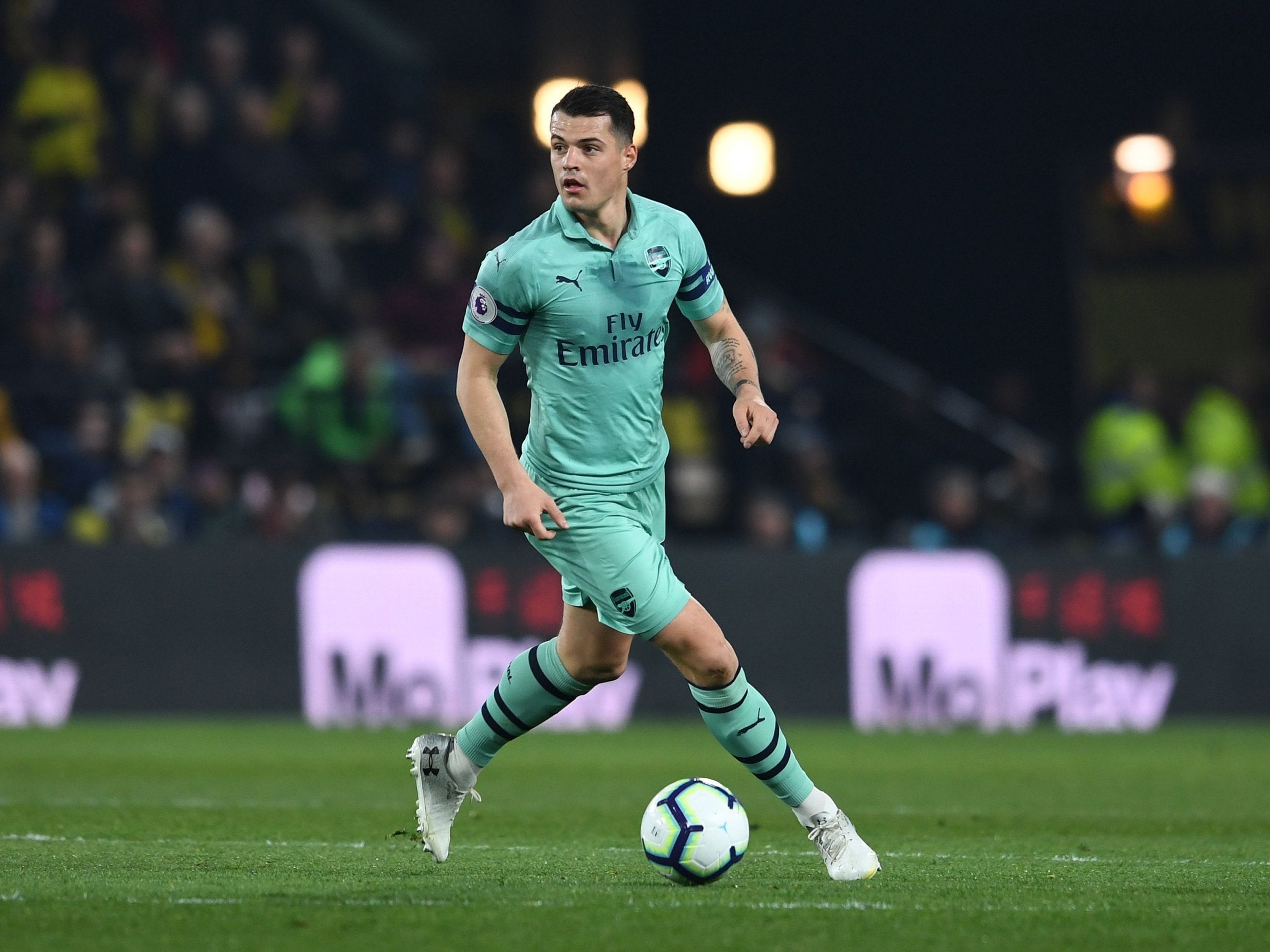 Granit Xhaka insists Arsenal will put their Premier League top four hopes ahead of the Europa League